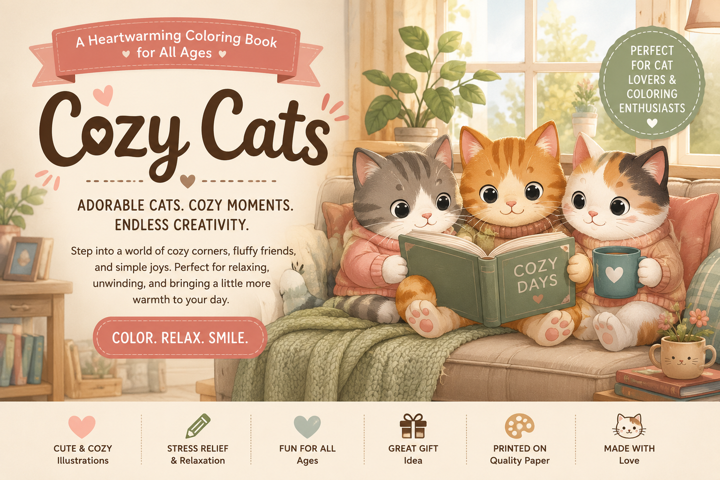 Cozy Cats -Digital Download