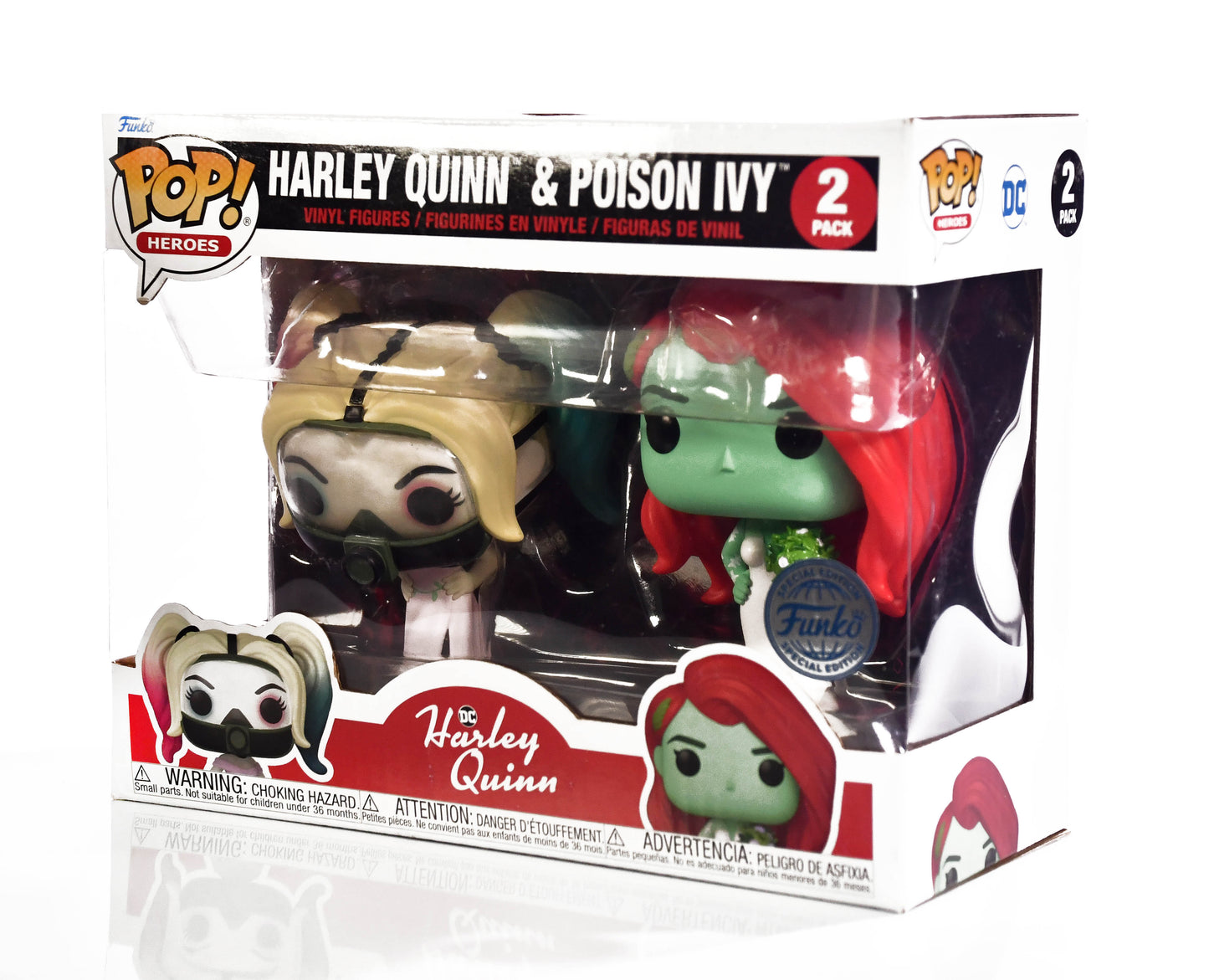 Funko POP! Harley Quinn and Poison Ivy Wedding Vinyl Figure 2-Pack, Harley Quinn