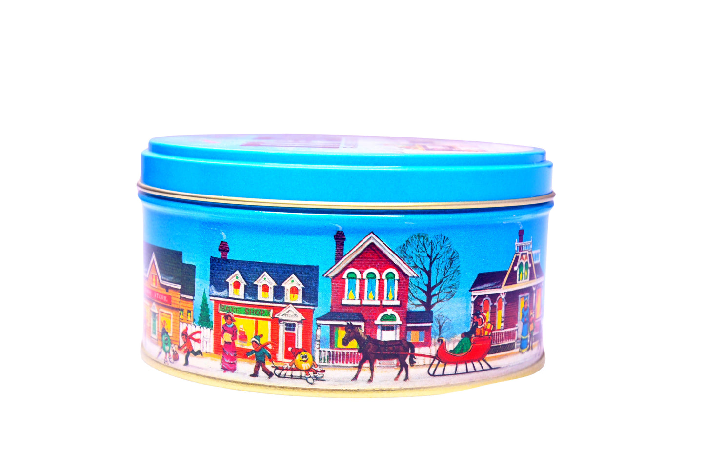 Vintage M&M's Plain Chocolate Candies Christmas Tin