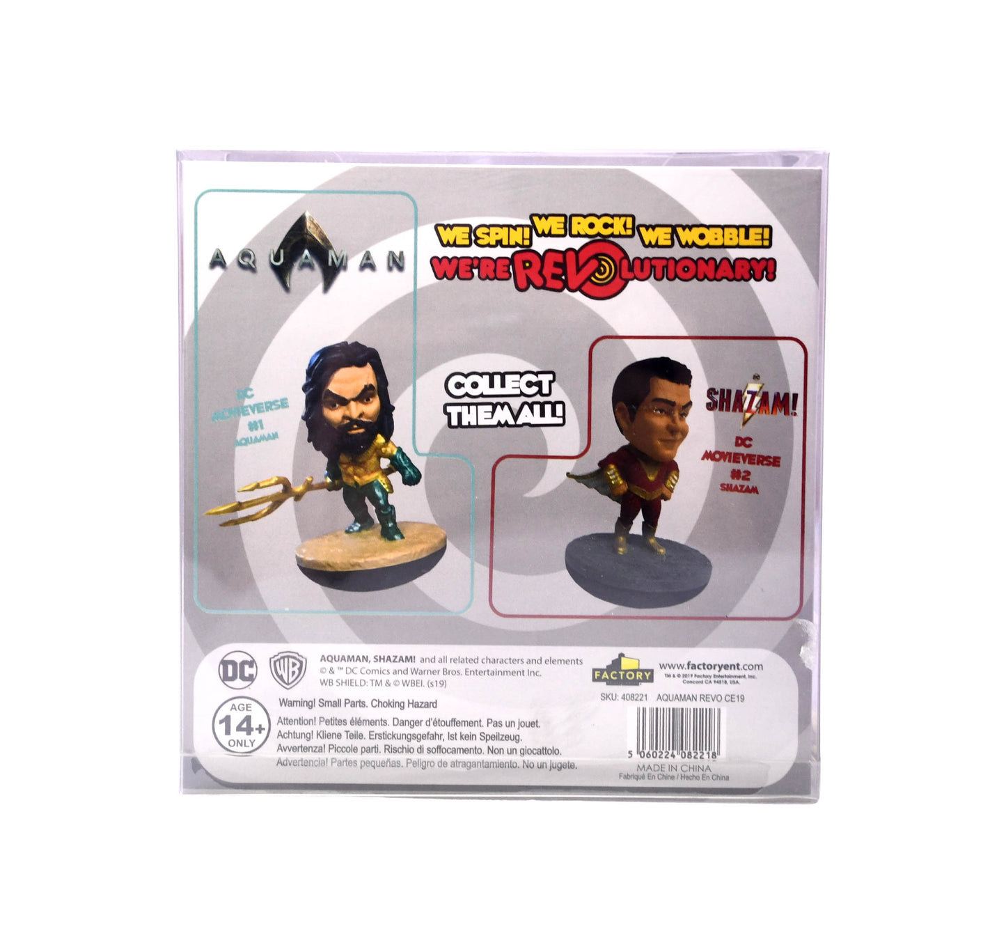 SDCC Exclusive Aquaman Vinyl Figure Factory Entertainment Revos Jason Mamoa New
