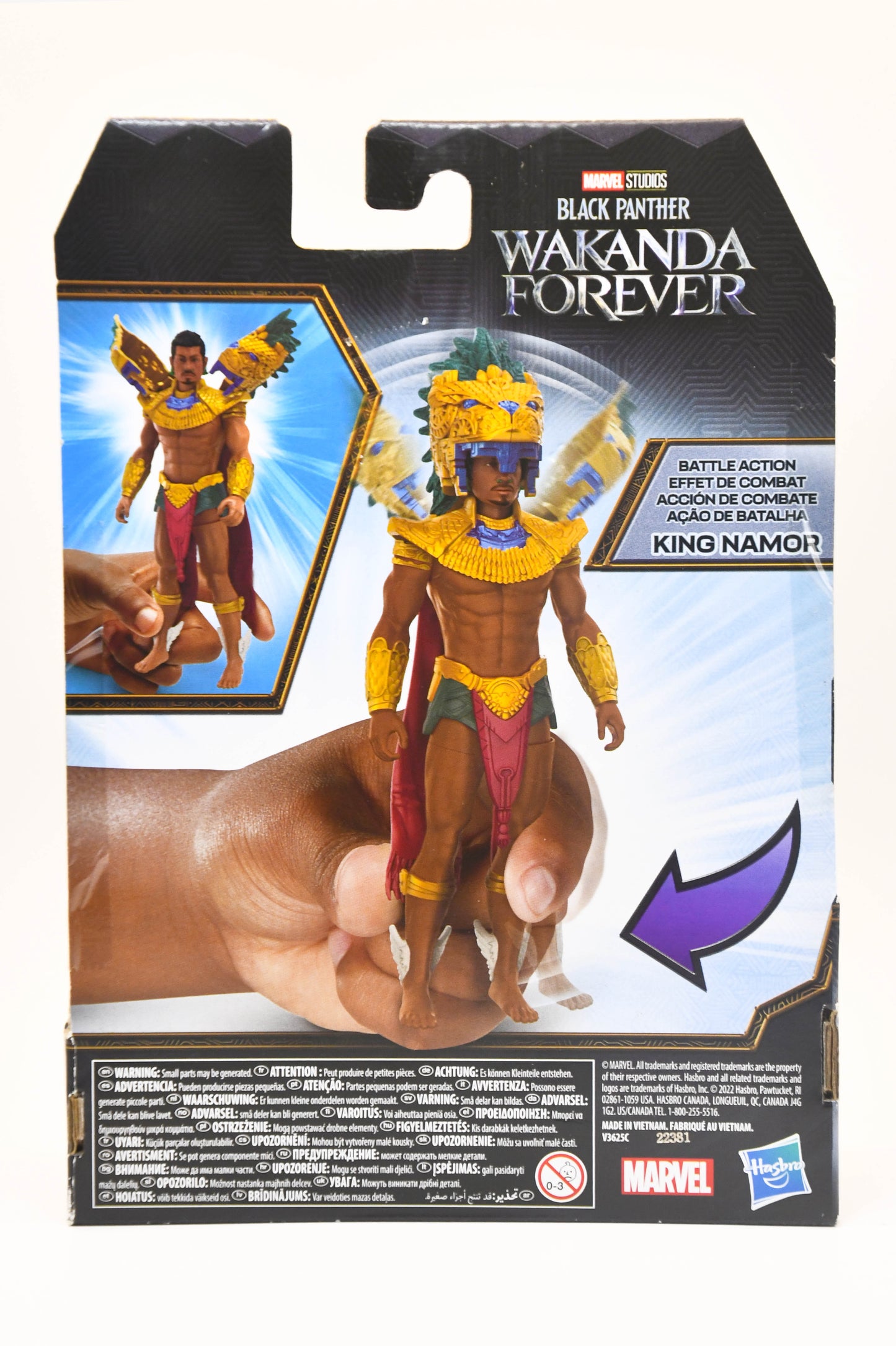 King Namor 6-Inch Black Panther Wakanda Forever Battle Action