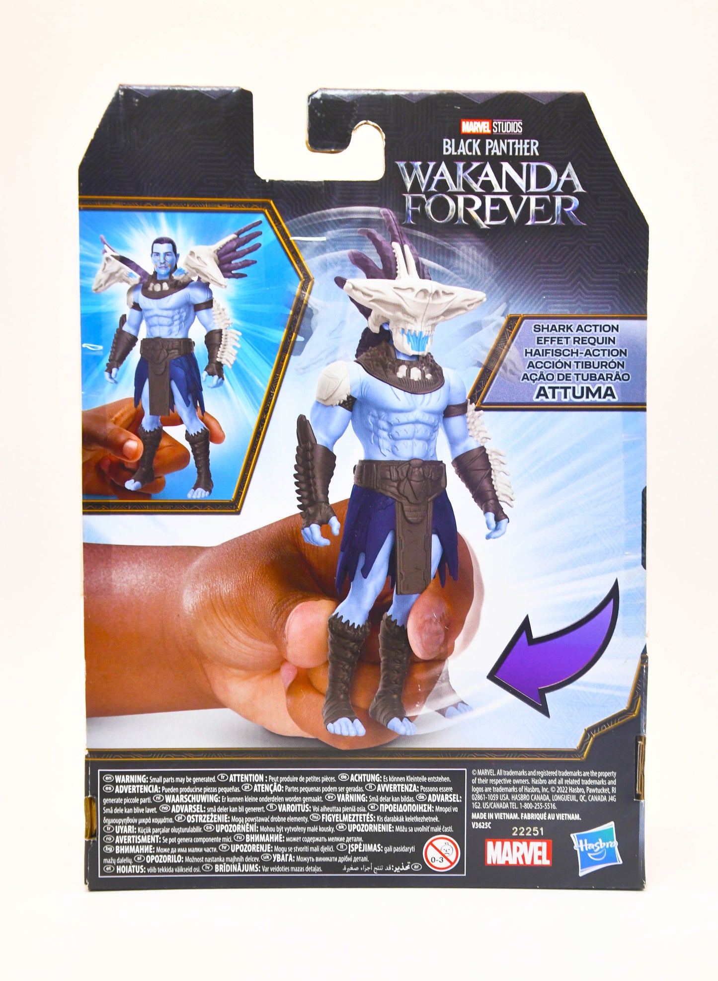 Black Panther Wakanda Forever Attuma Shark Action 6" Action Figure