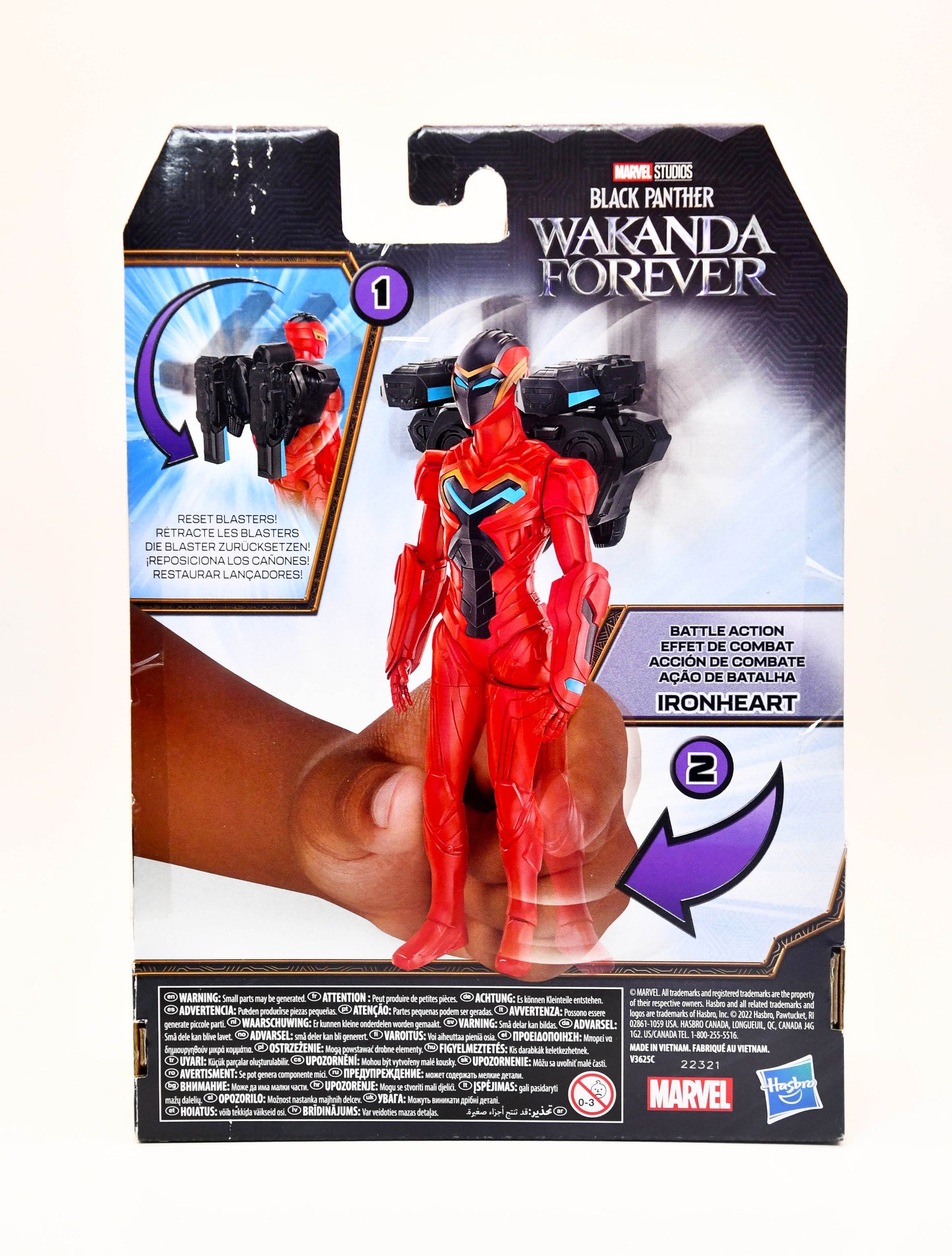 NEW Marvel Black Panther Wakanda Forever Ironheart 6" Action Figure Hasbro MIB