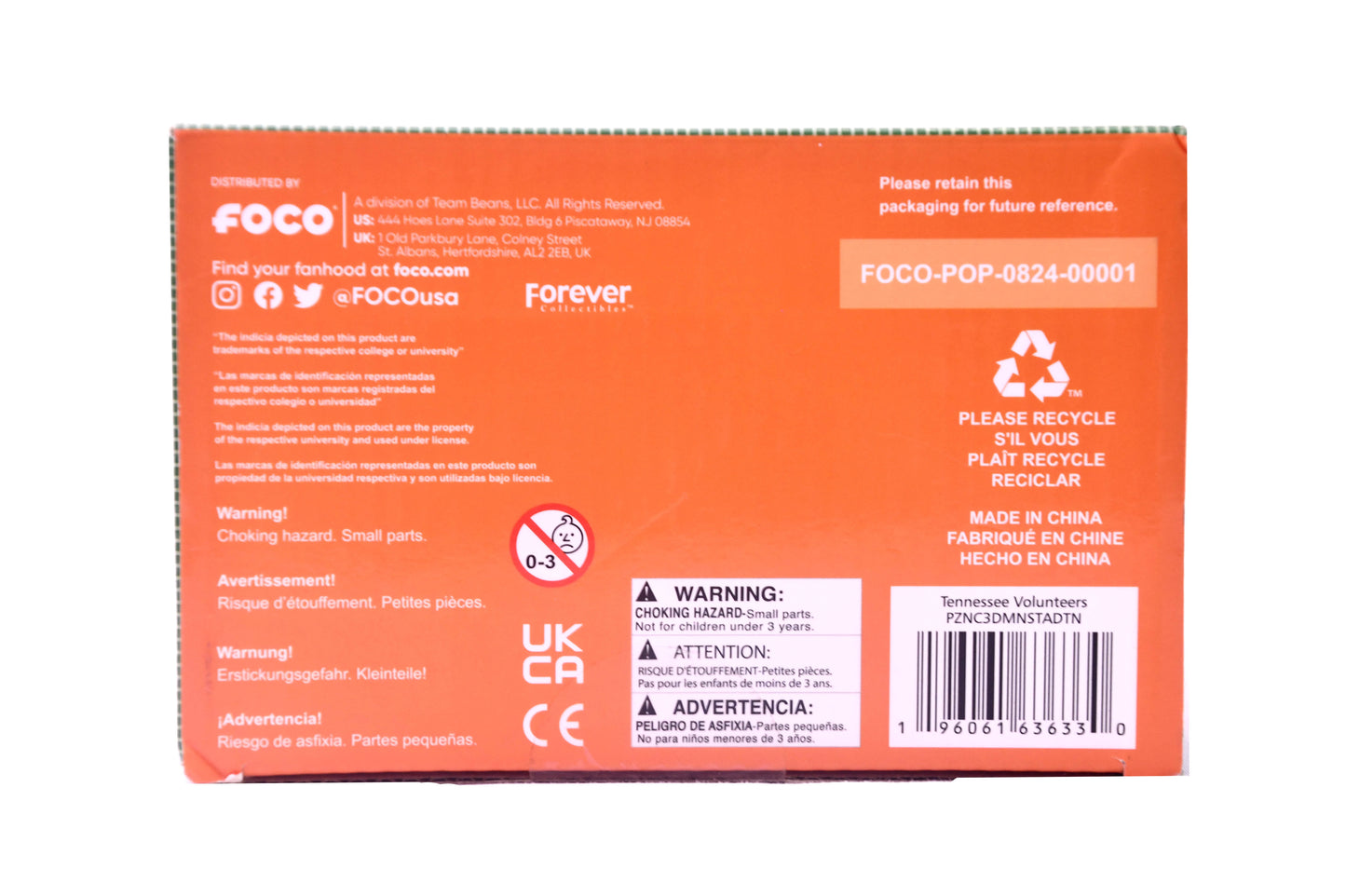 FOCO BRXLZ Tennessee Volunteers Neyland Stadium 1360 Piece Building Block Set