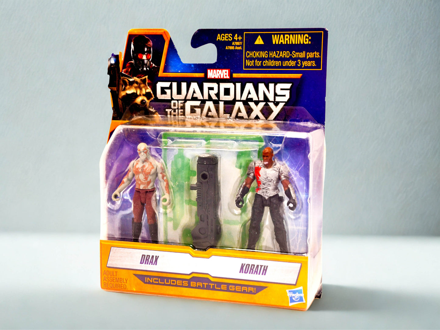 Marvel Guardians of the Galaxy Drax Korath Figure Set Battle Gear Hasbro 2013 New Sealed