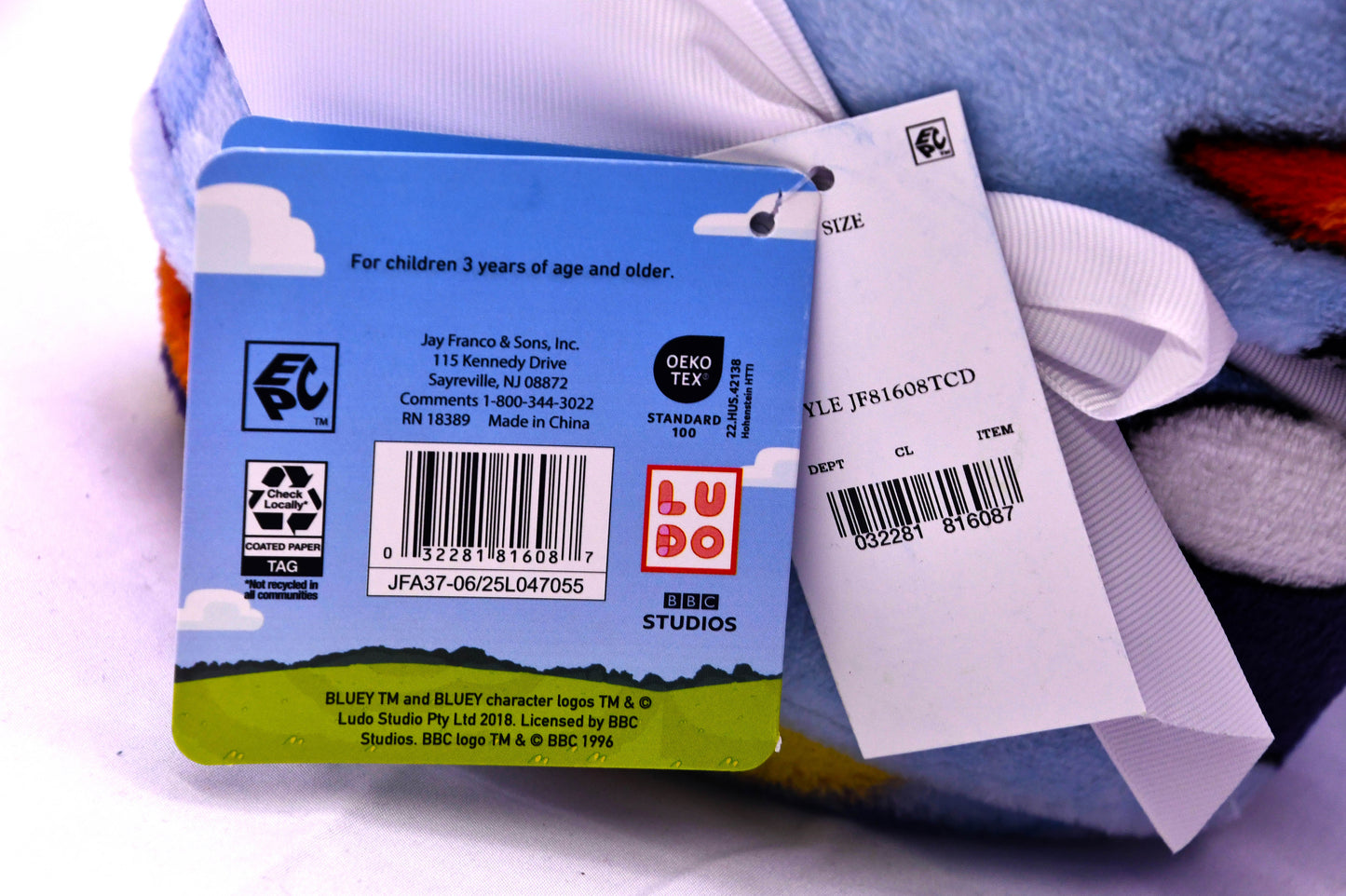 Bluey Hugger Set Plush Throw Blanket 48x58 Soft Fleece Gift New w/ Tags