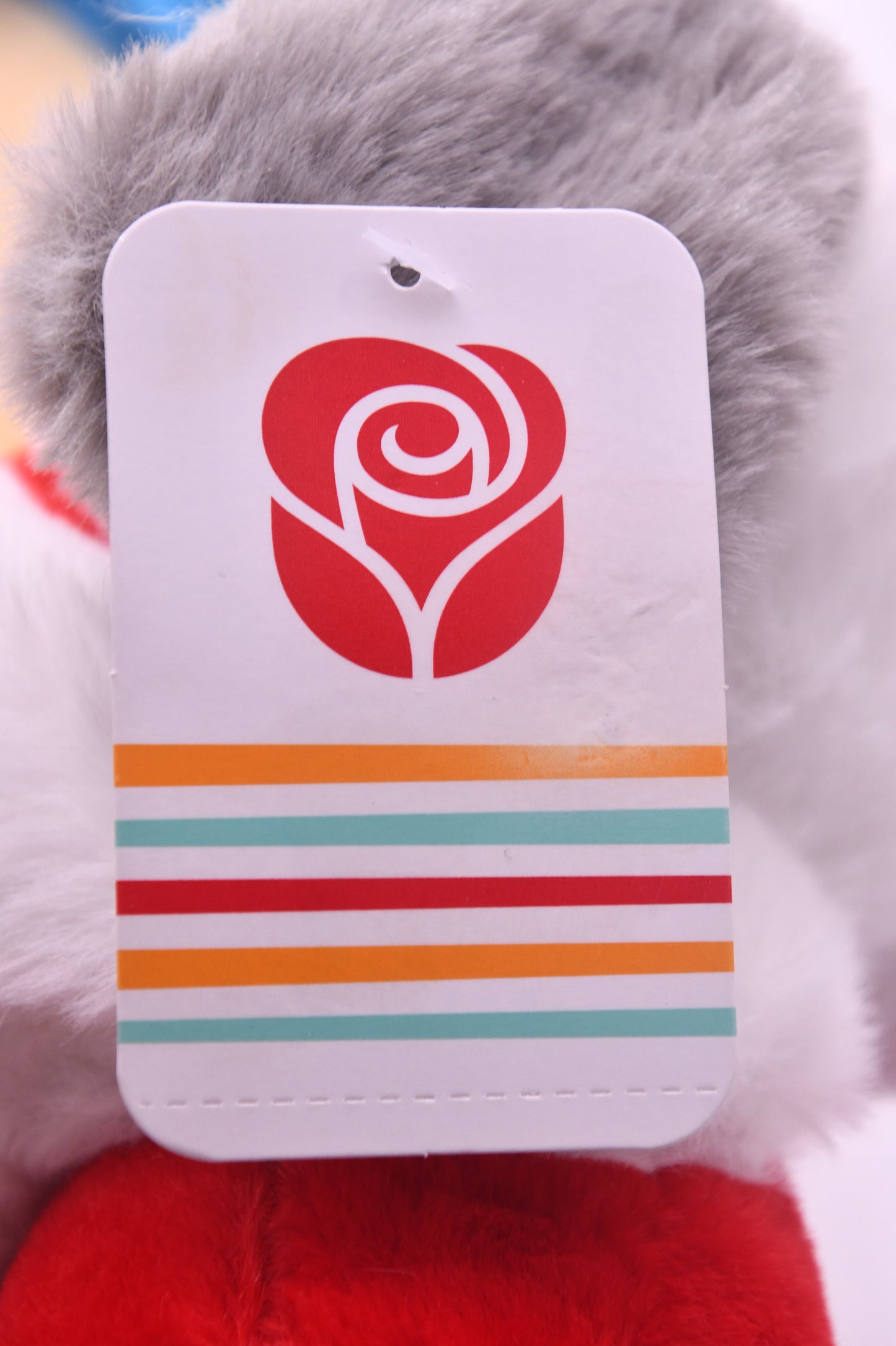 Cute Plush Puppy Dog Holding Love You Heart Stuffed Animal Valentine's Gift