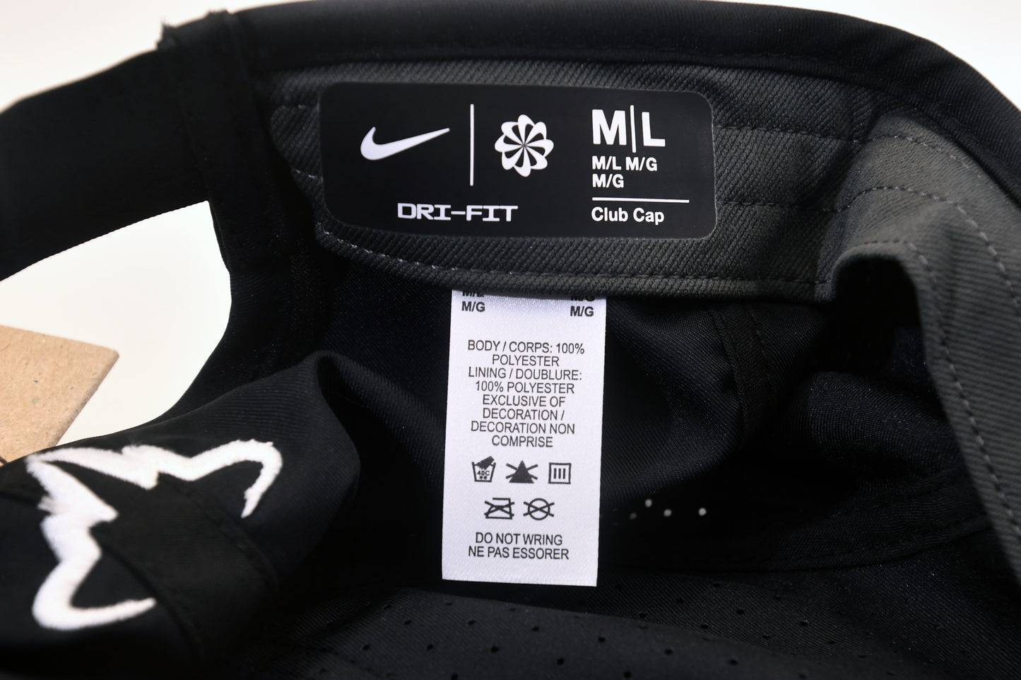 Nike Rafa Nadal Dri-FIT Club Cap Black M/L Adjustable Tennis Hat FB5600-010 NWT