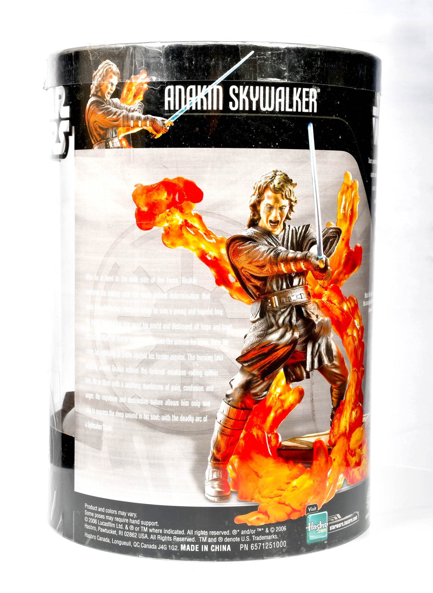 Star Wars Unleashed Anakin Skywalker 6" Tube Figure Hasbro 2005