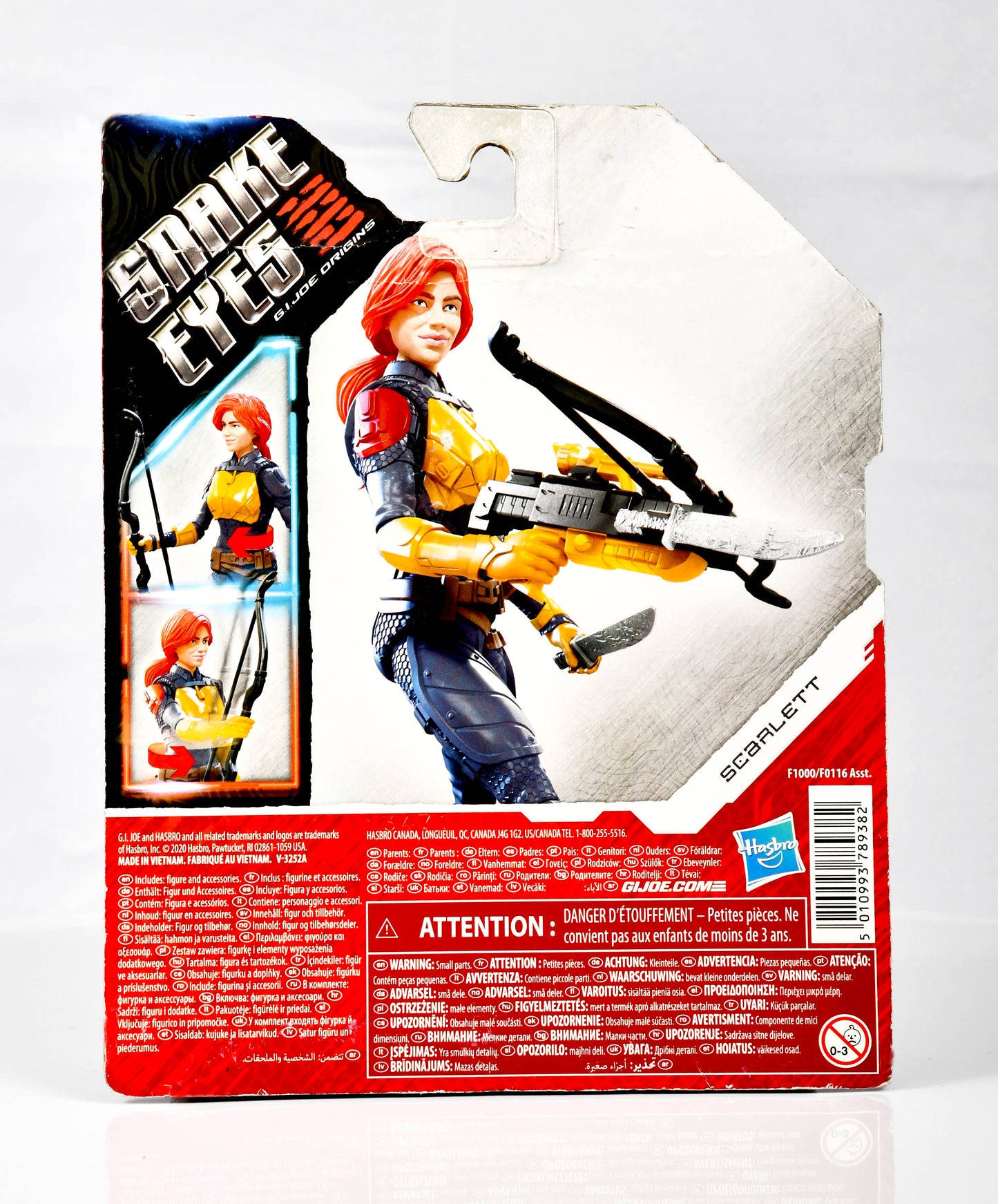 G.I. Joe Origins Snake Eyes Movie Scarlett 6 inch Action Figure