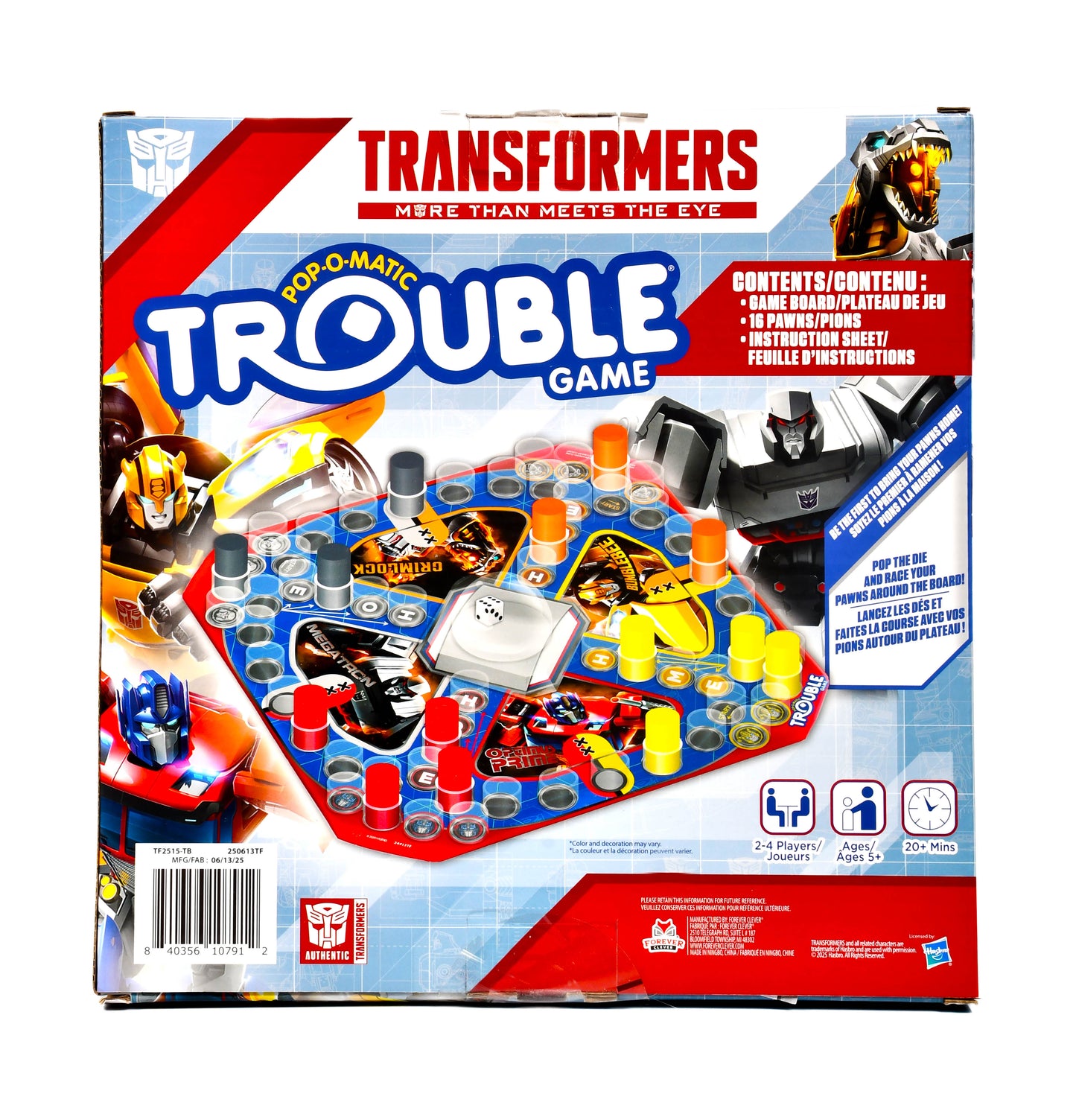 Transformers Trouble Game