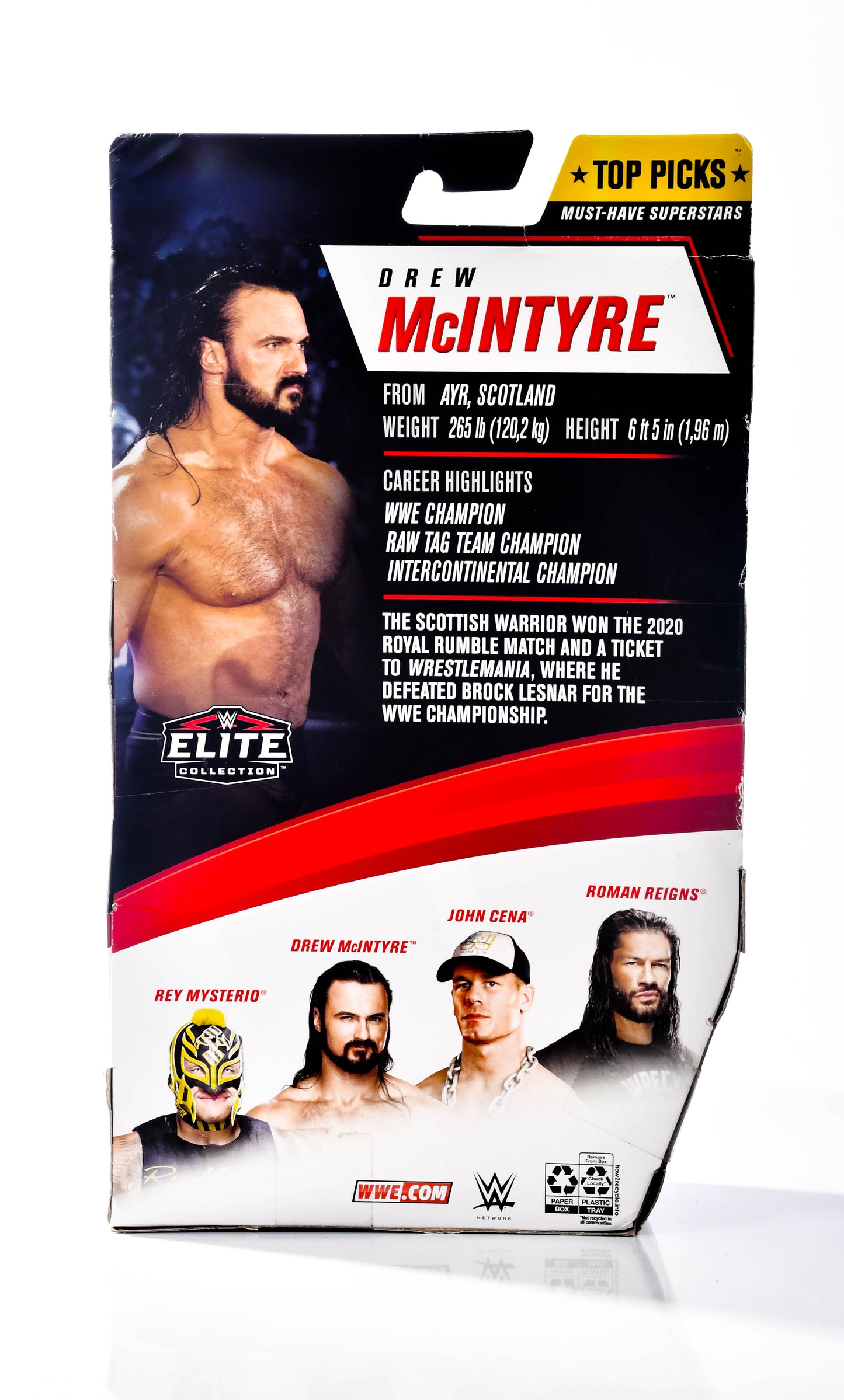 Drew McIntyre WWE Elite Top Picks 2022 WWE Toy Wrestling Action Figure