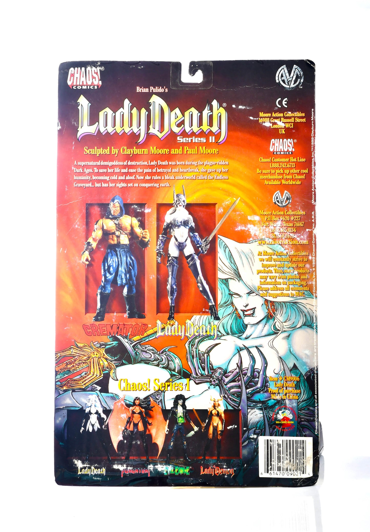 Brian Pulido's Azure Lady Death Series 2 Previews Exclusive Action Figure NIB