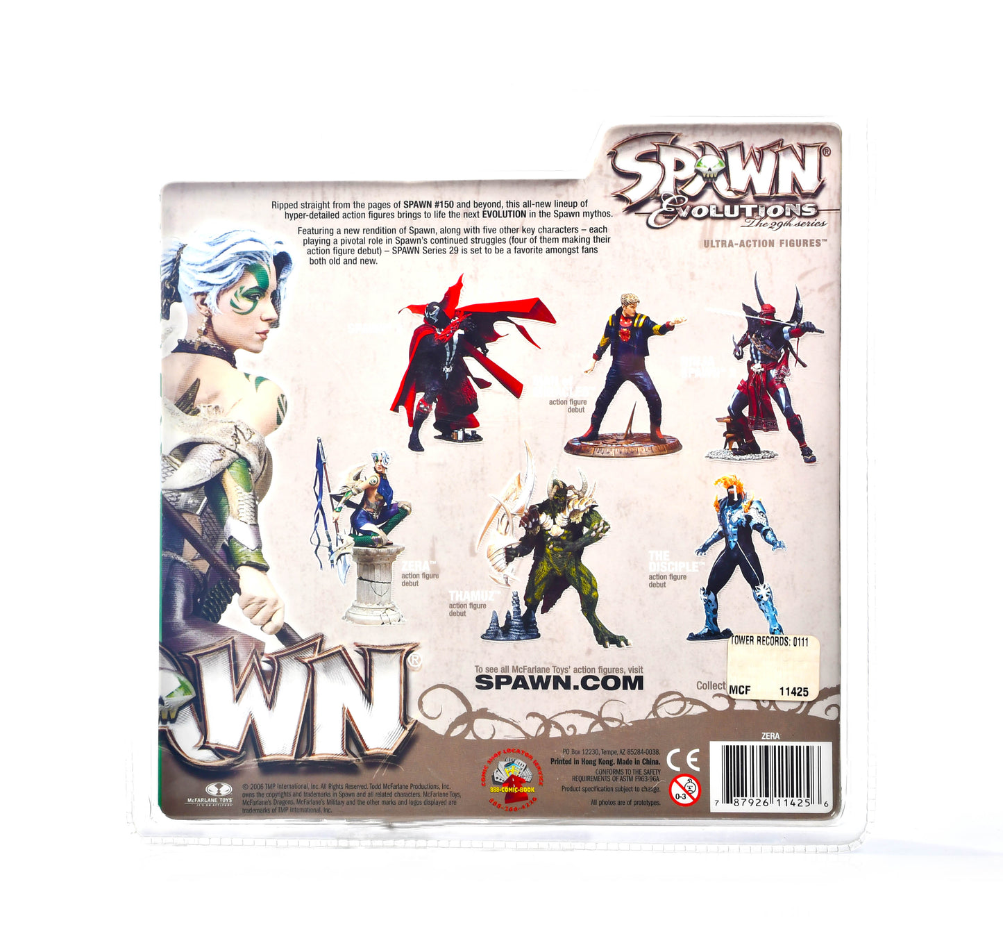 Spawn Evolutions Series 29 Zera Action Figure McFarlane Toys