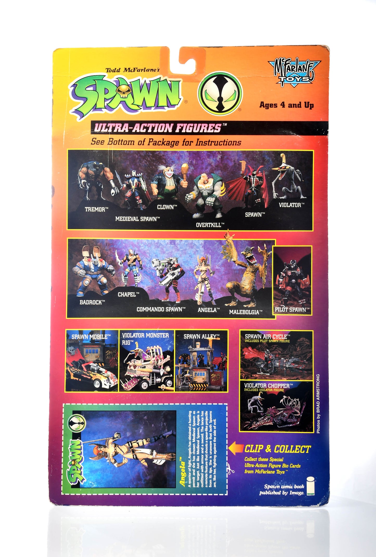 Angela Gold McFarlane Toys Spawn Action Figure Special Limited Edition