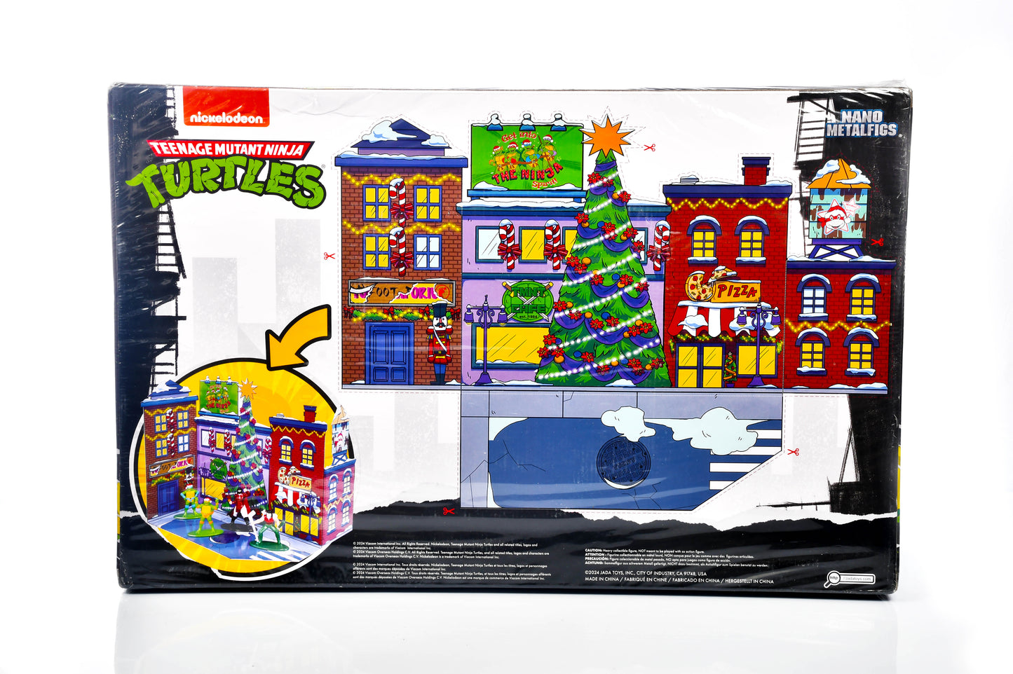 Teenage Mutant Ninja Turtles Advent Calendar Nano Metalfigs 24 Die-Cast