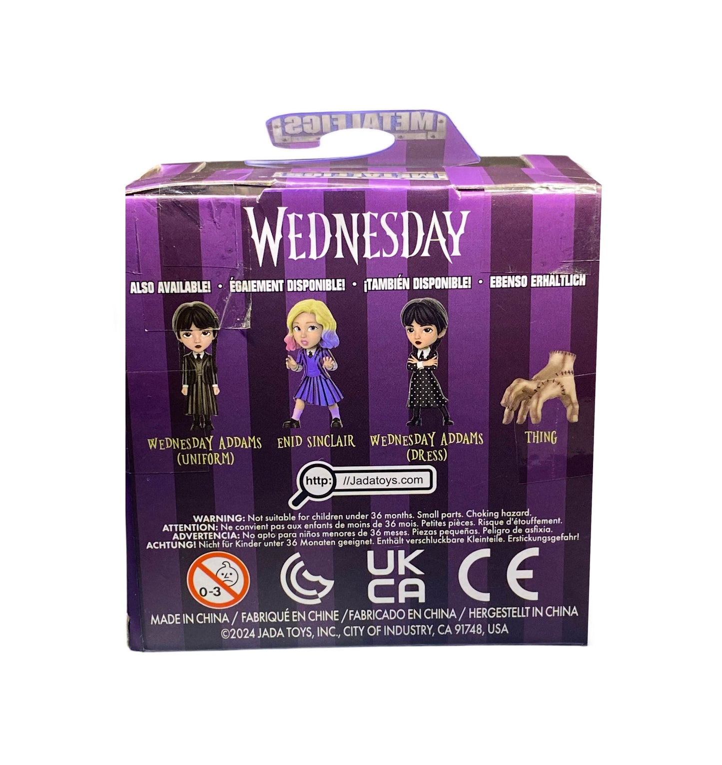 Wednesday Addams in Uniform - Jada Metalfigs Die Cast 2"