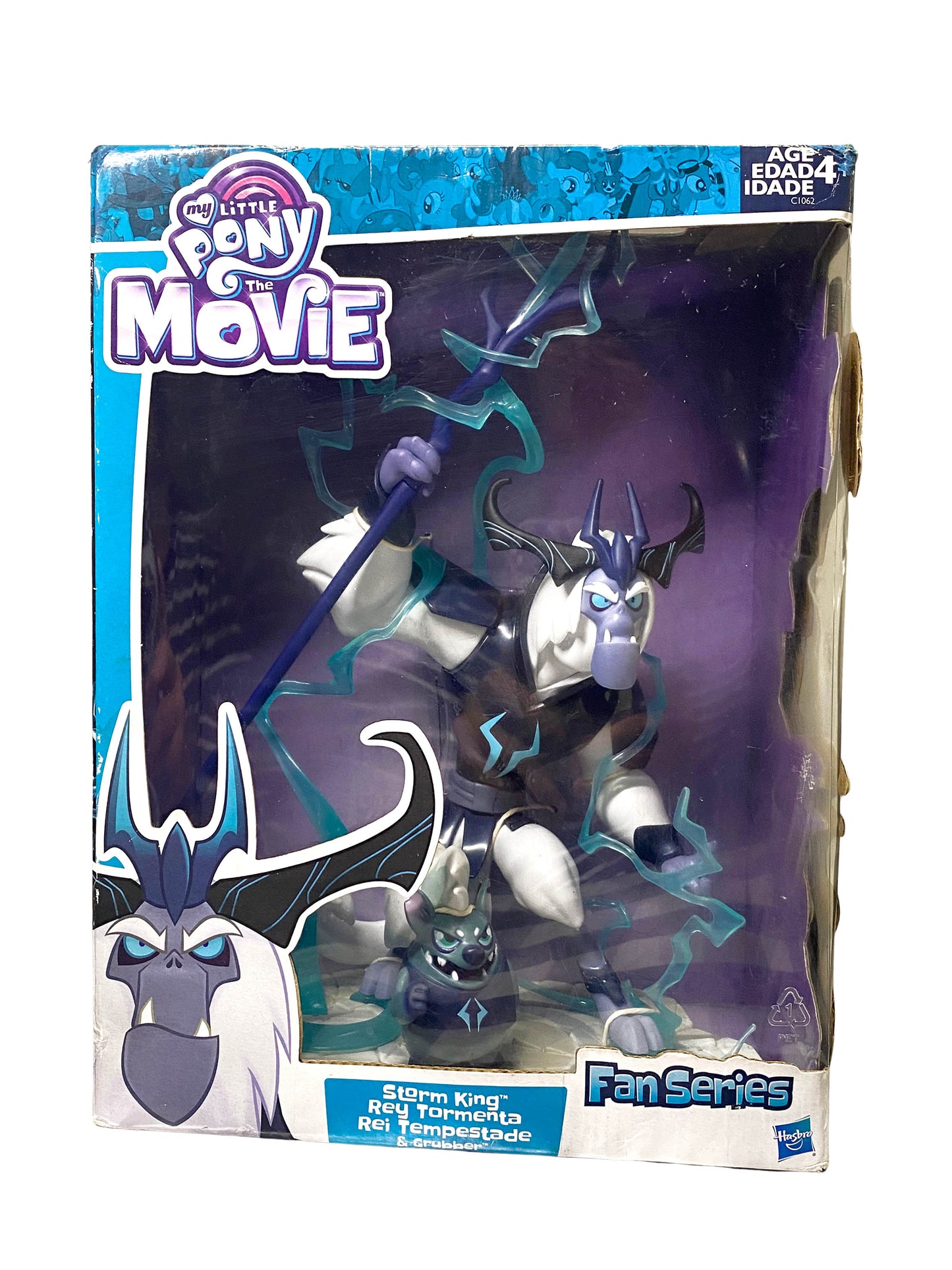 MY LITTLE PONY THE MOVIE FAN SERIES STORM KING REY TORMENTA & GRUBBER
