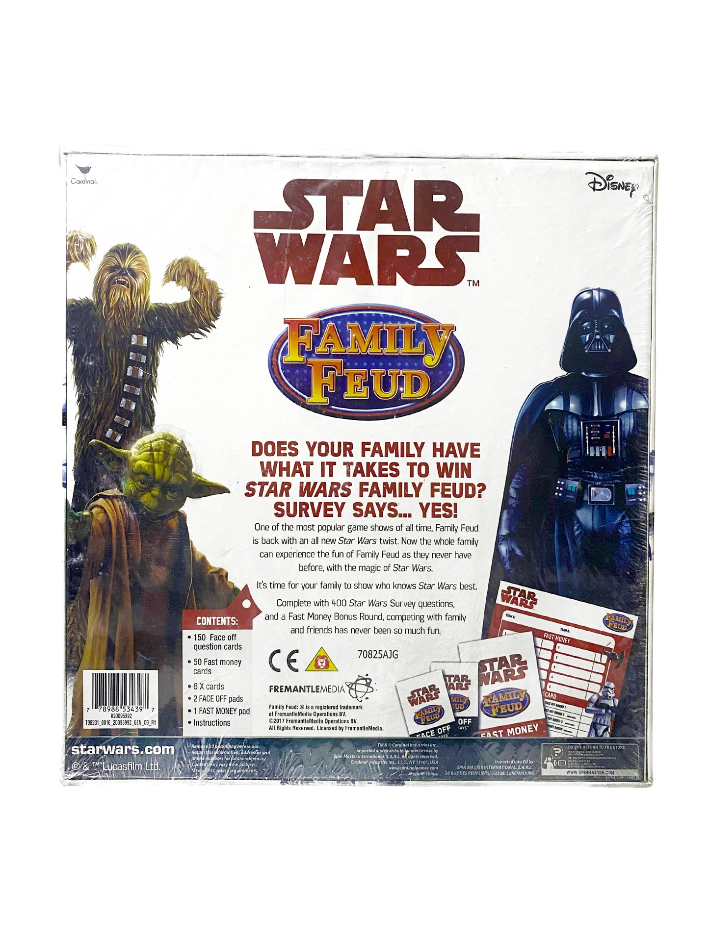 Star Wars Family Feud Game New, Sealed Disney Original Trilogy 2017