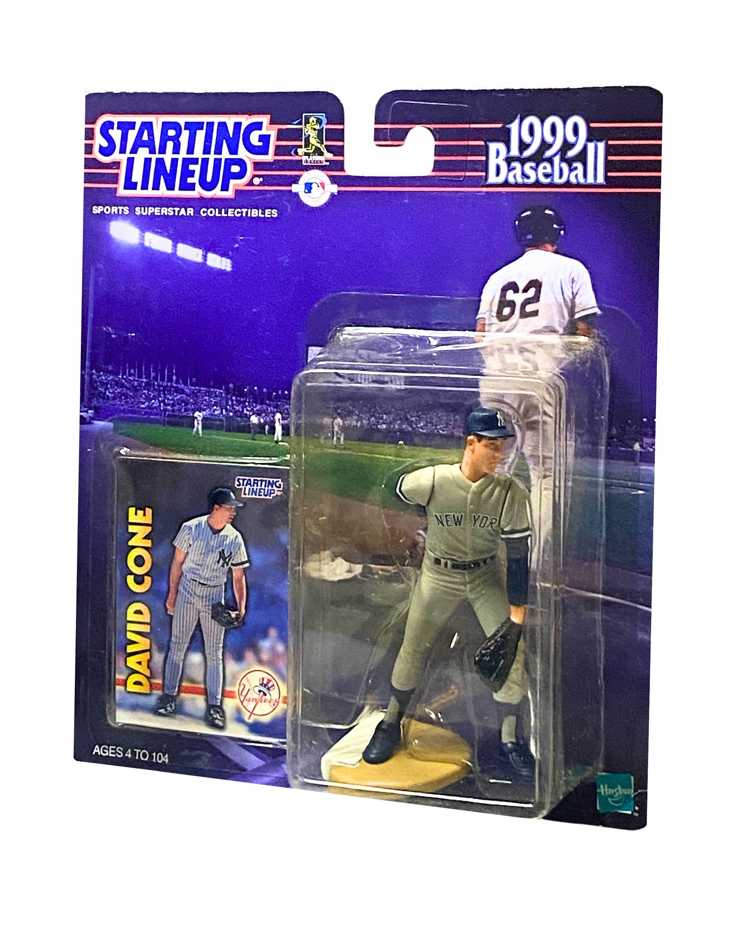 Starting Lineup 1999 David Cone Baseball Action Figure Collector Card