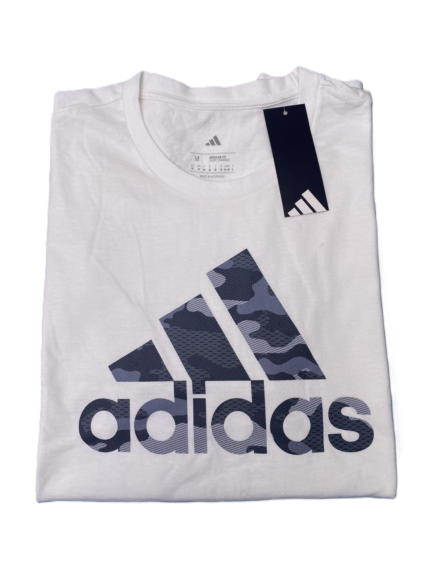 Men’s Adidas Amplifier Tee White Short Sleeve T-Shirt Size Medium "Sale"