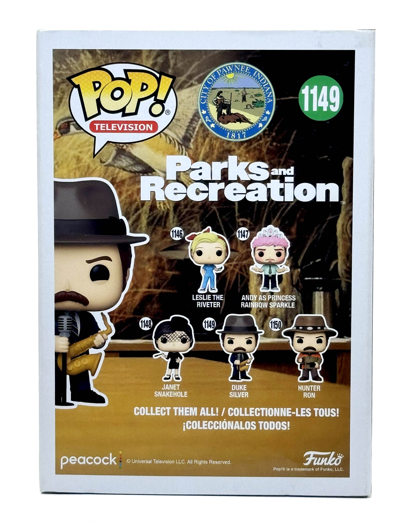 Funko Pop! Parks And Recreation Duke Silver #1149 W/Protector