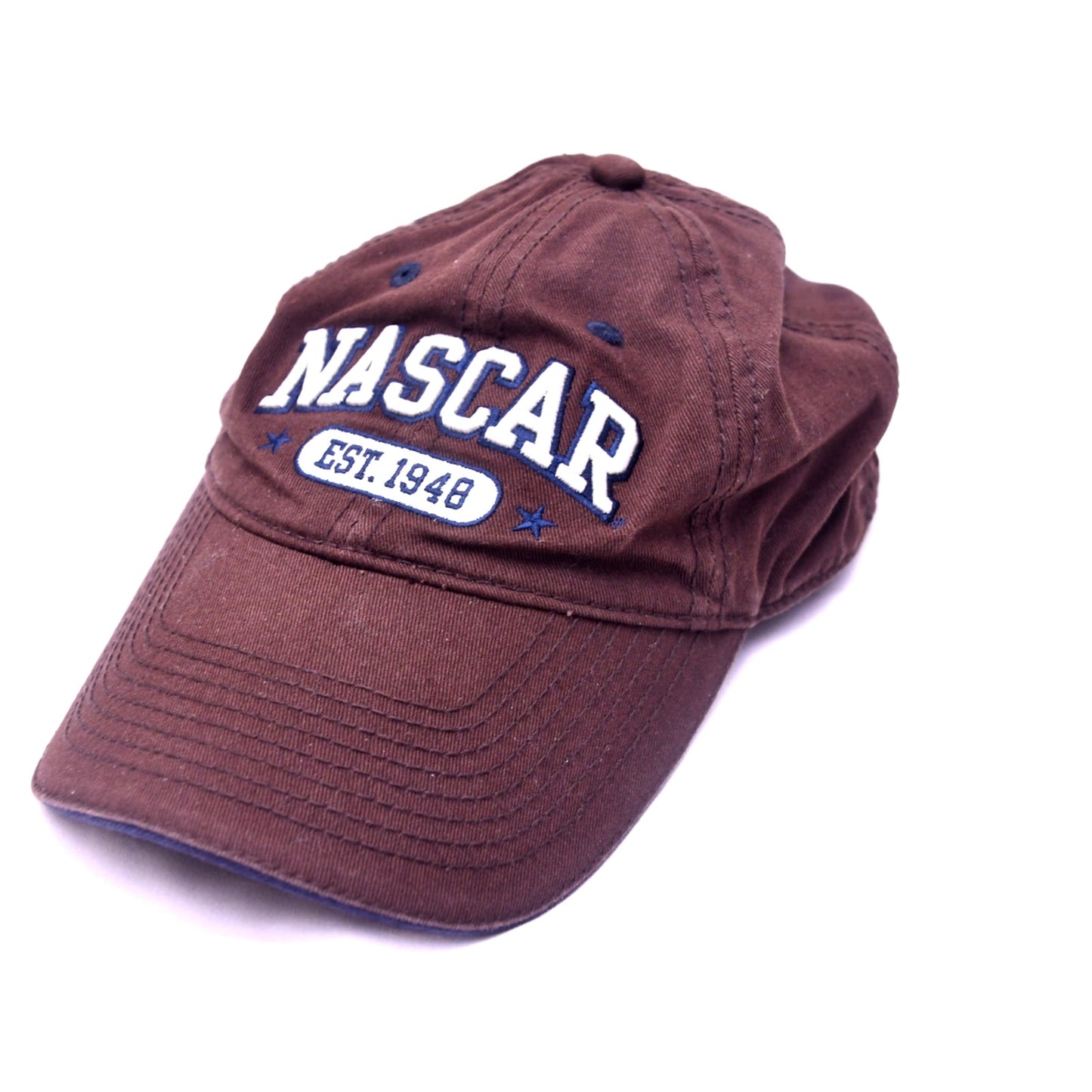 NASCAR Est. 1948 Brown Dad Hat Adjustable Strapback Cotton Cap