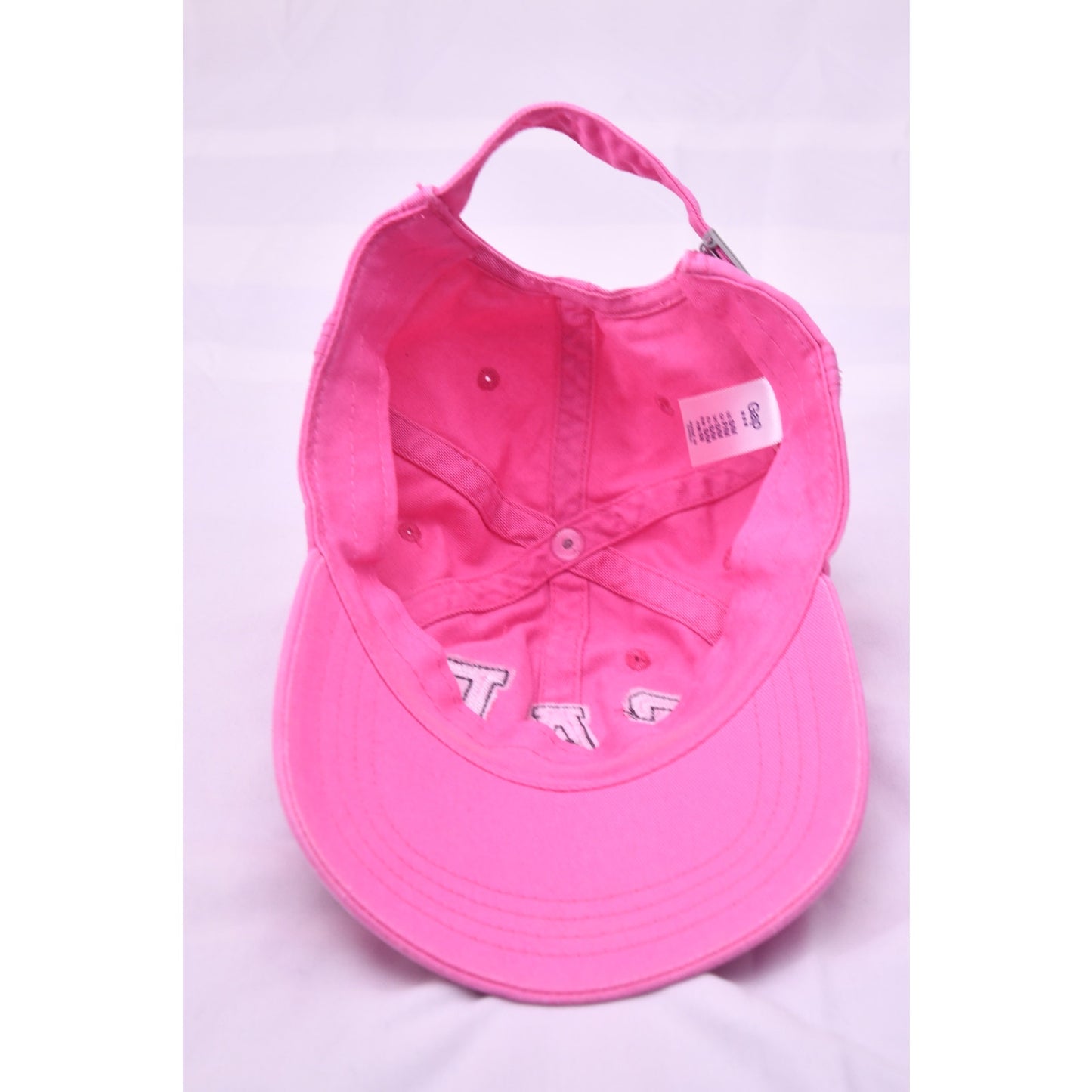GAP Pink Baseball Cap Hat Logo Adjustable S/M Cotton Casual Women