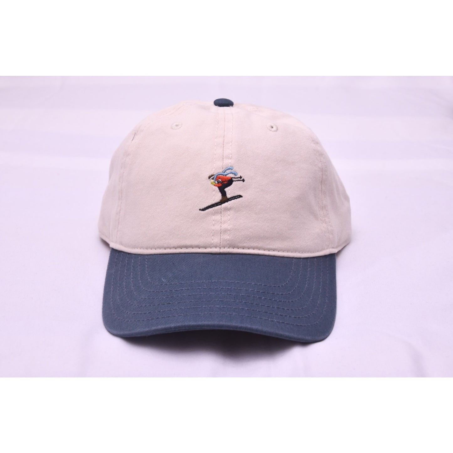 Mighty Fine Embroidered Ski Bird Dad Hat Strapback OSFM NWT