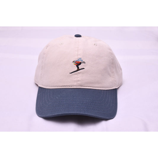 Mighty Fine Embroidered Ski Bird Dad Hat Strapback OSFM NWT