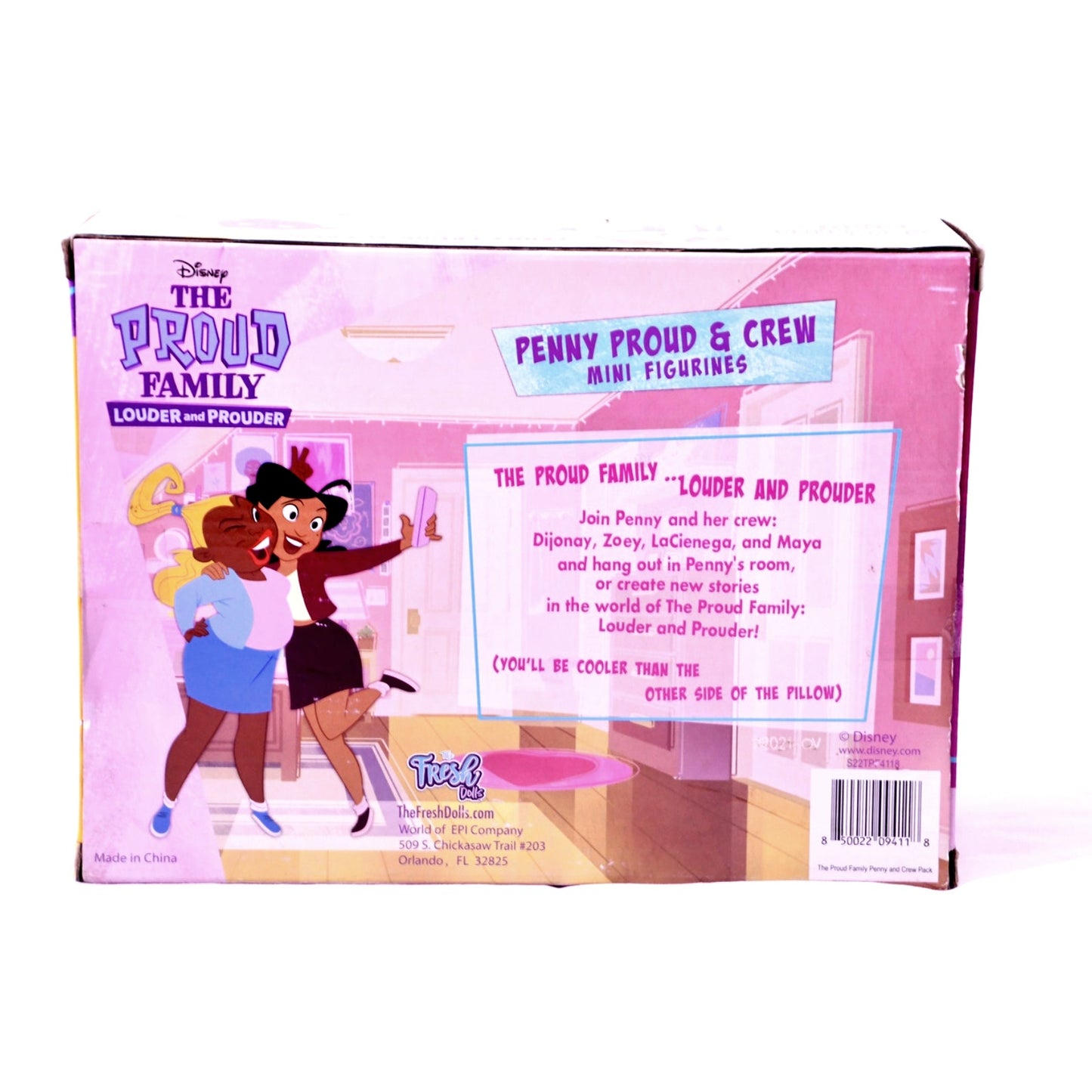 Disney The Proud Family Penny Proud & Crew Mini Figures 5-Pack w/ Box 2021