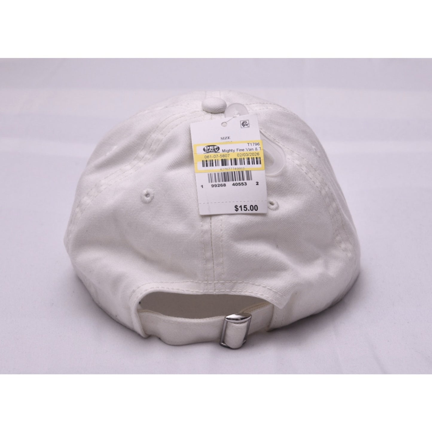 Mighty Fine Christmas Van Tree White Dad Hat Adjustable OSFM NWT