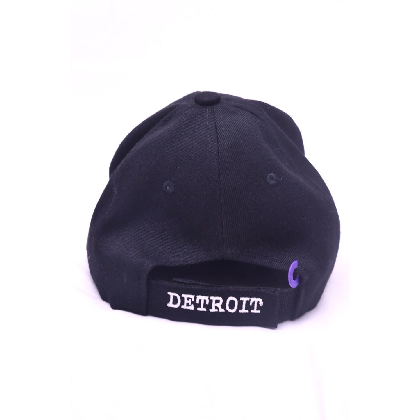 Detroit Tigers Black Adjustable Baseball Cap Hat Embroidered D Logo OSFA
