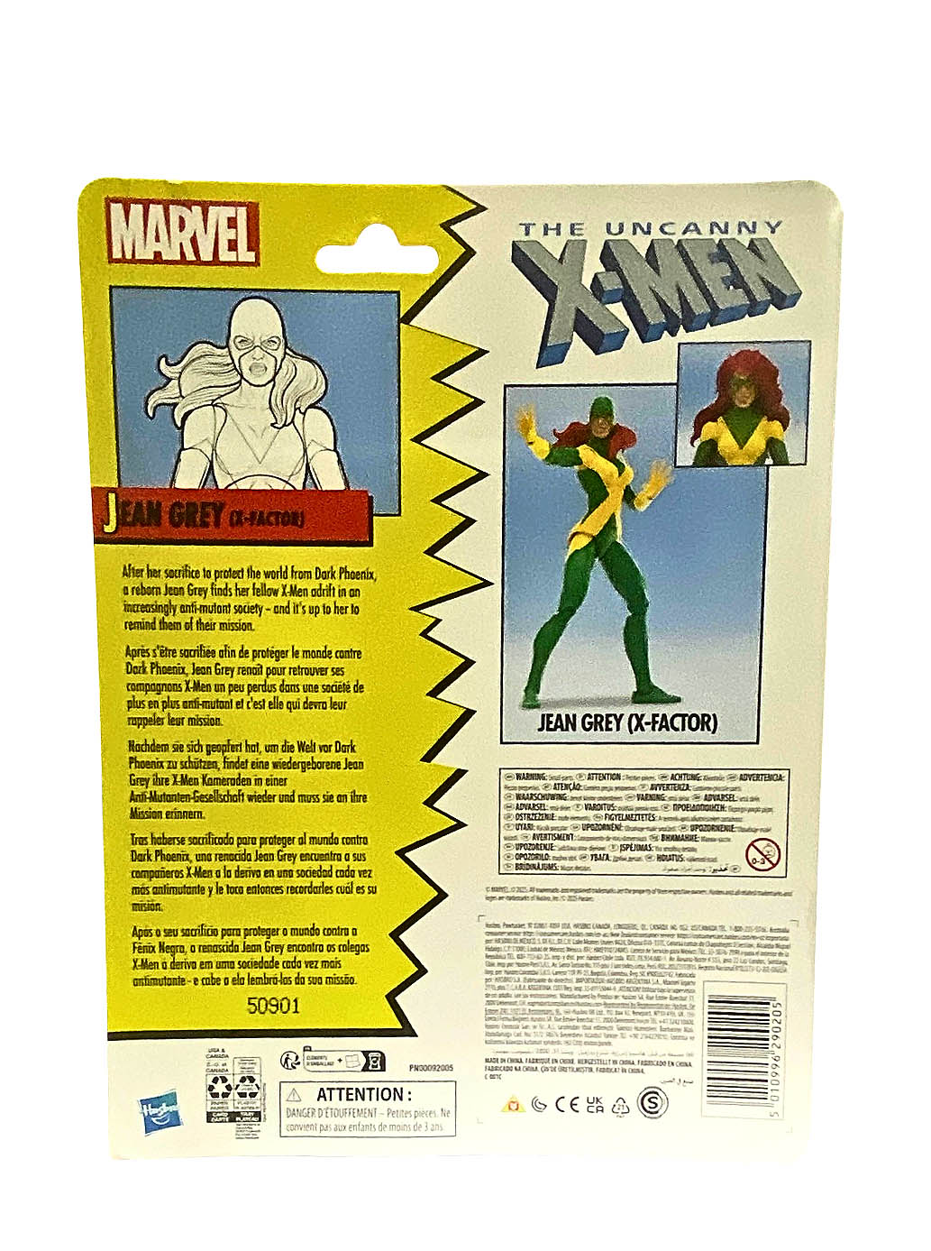 Marvel Comics Uncanny X-Men Jean Grey X-Factor Action Figure 6 in Hasbro 2025