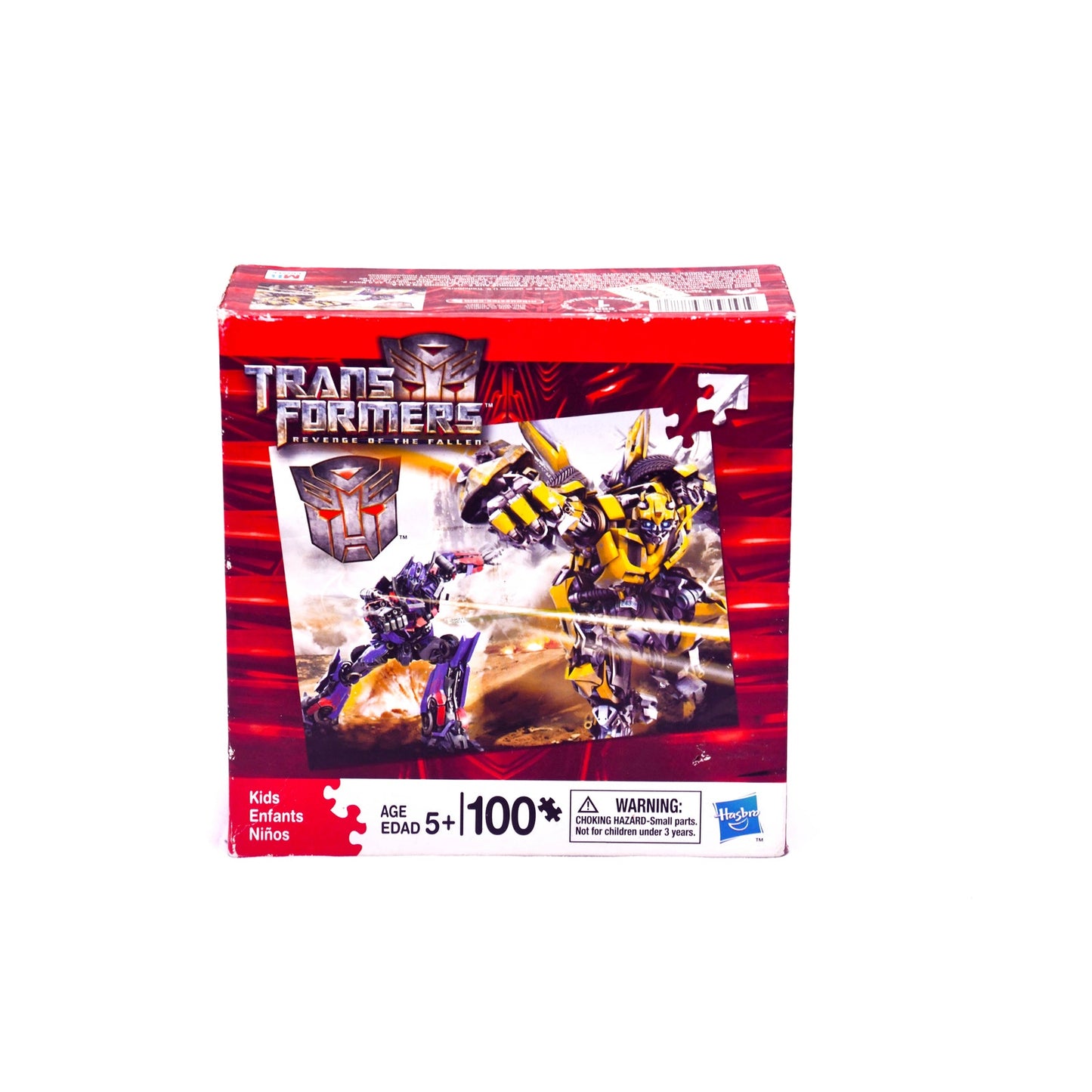 Transformers Revenge of the Fallen 100 Piece Puzzle Hasbro Bumblebee Optimus 10x13