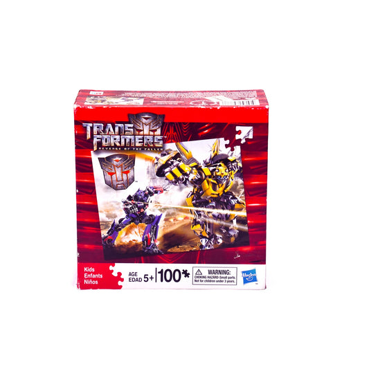 Transformers Revenge of the Fallen 100 Piece Puzzle Hasbro Bumblebee Optimus 10x13