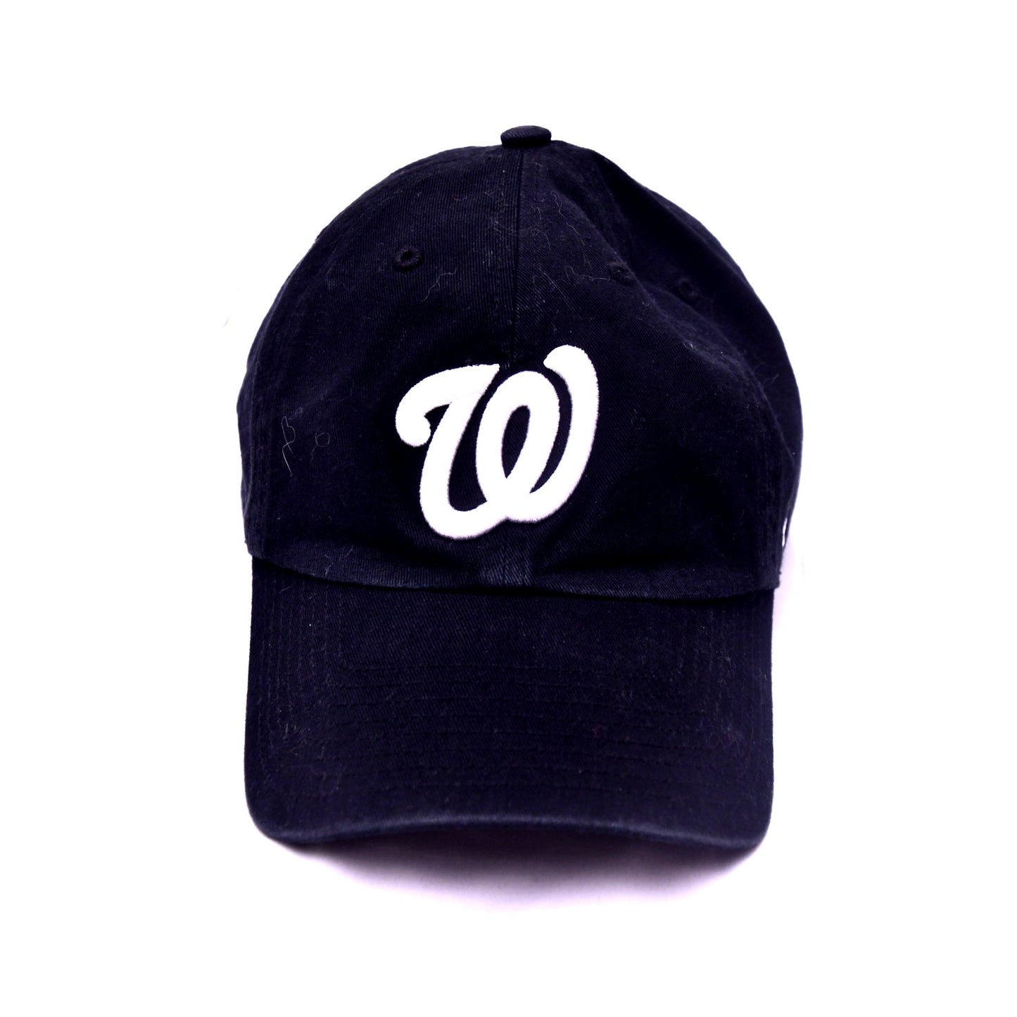 47 Brand Washington Nationals Black Adjustable Dad Hat Cap MLB OSFA NWOT