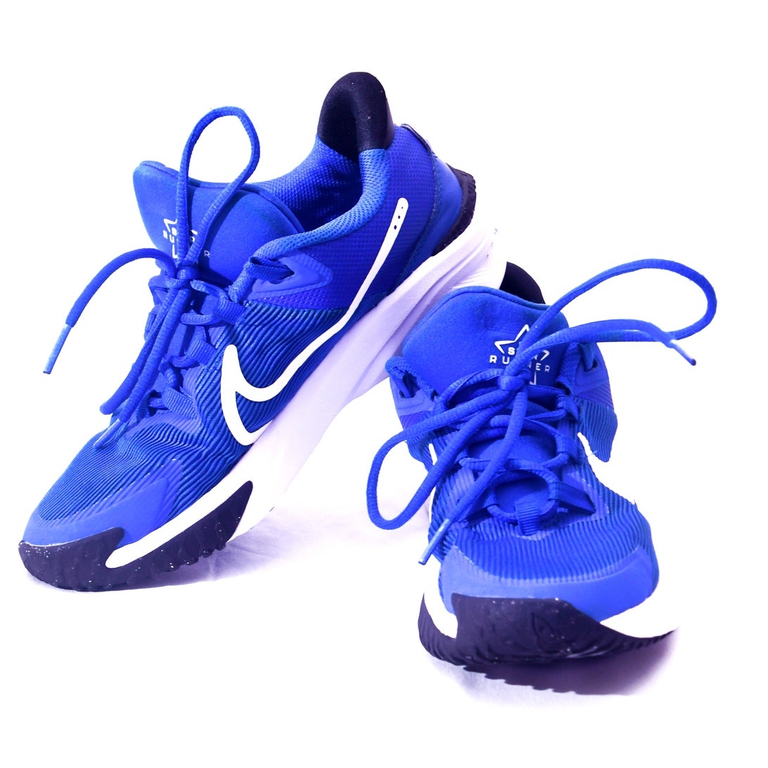 Nike Court Legacy Blue White Gum Sole Sneakers Boys 6.5Y Women's 8 DH3056-401