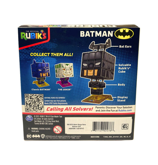 Rubiks Cube Batman Cubers, Problem-Solving Challenging Brain Teaser - Brand New