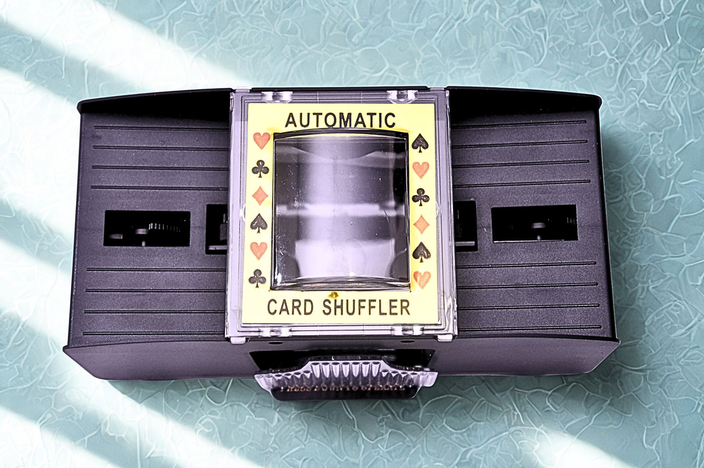Automatic 2 Deck Card Shuffler Battery Operated Tested Working w/ Box