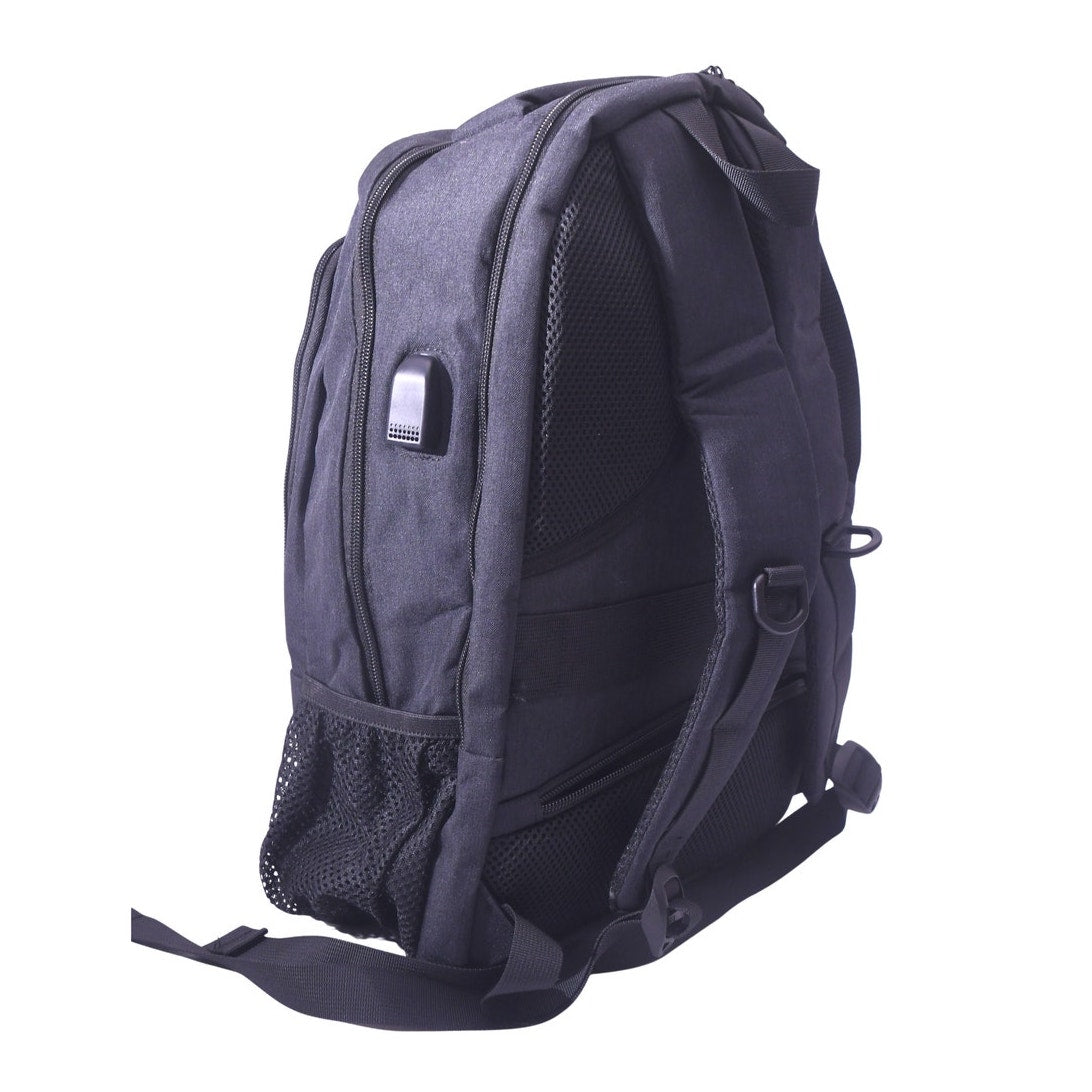MATEIN Black Travel Laptop Backpack USB Port Multi Pocket NWT