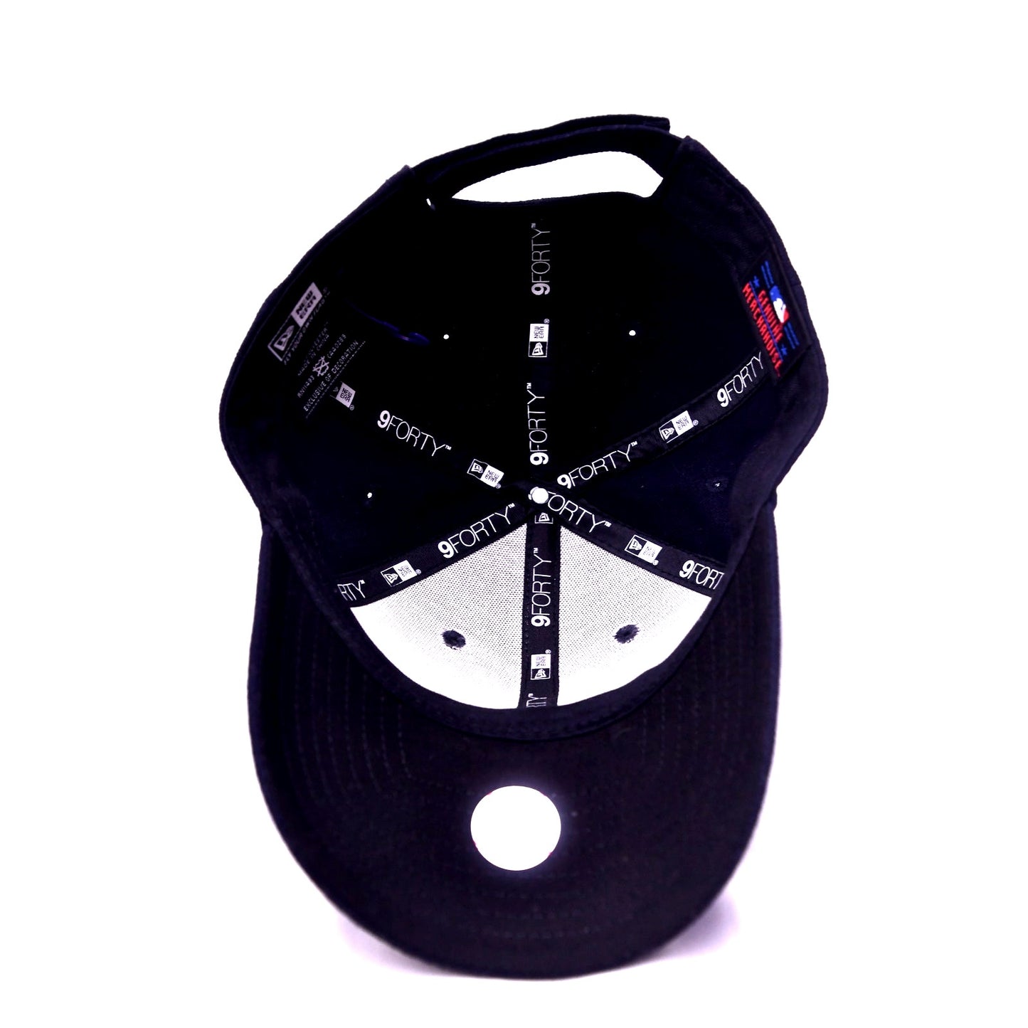 New Era Detroit Tigers 9FORTY Adjustable MLB Baseball Cap Black White Logo