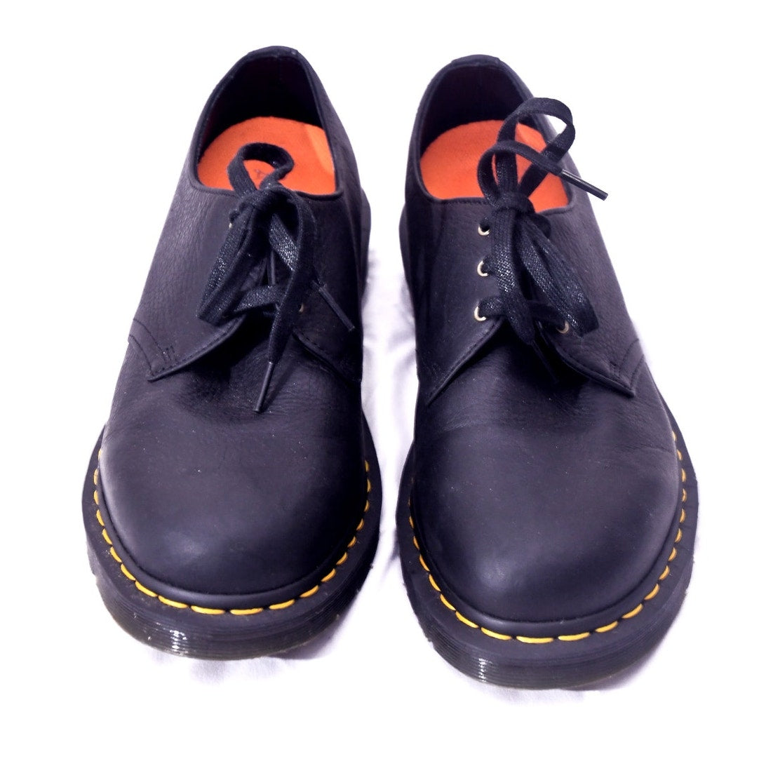 Dr. Martens 24995 3 Eye Oxford Black Leather Shoes US Men 11 EU 45