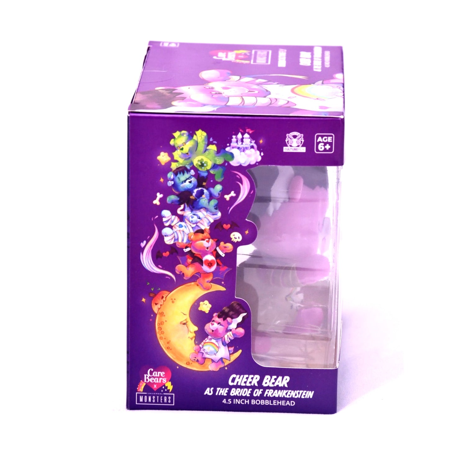 Care Bears Cheer Bear Bride of Frankenstein Bobblehead CultureFly 4.5" New