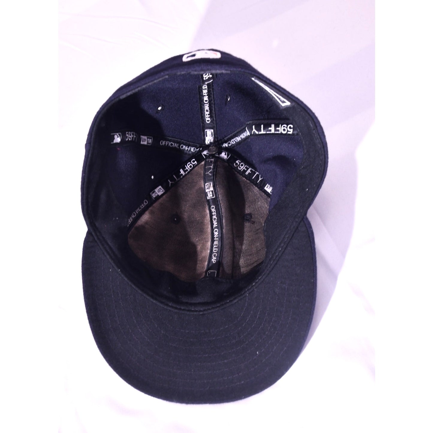 New Era 59FIFTY Detroit Tigers Fitted Hat Cap 7 3/8 Navy Blue MLB On Field
