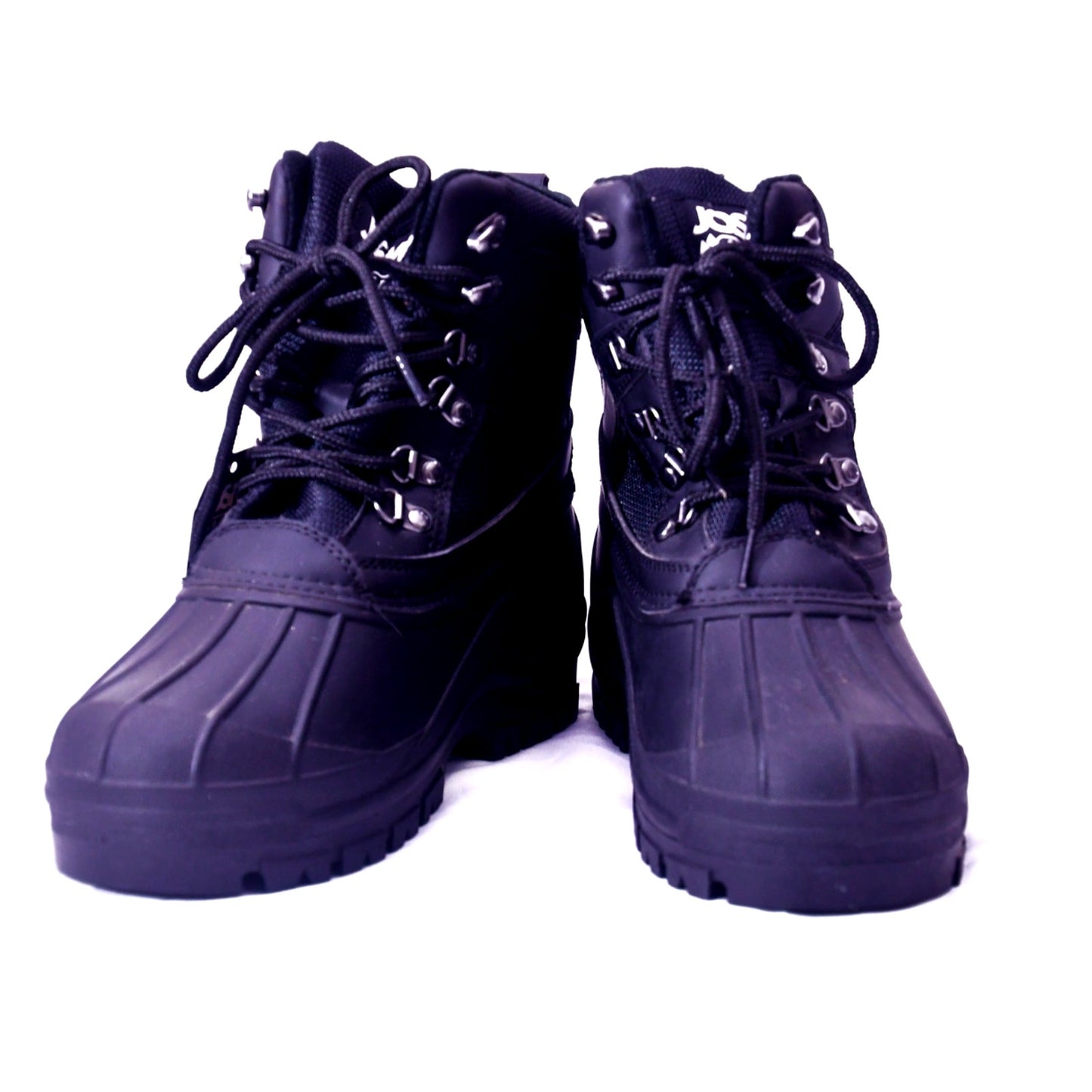 Josmo Outdoor Men's Duck Boots Winter Snow Waterproof Lace Up Black Size 8 NWT