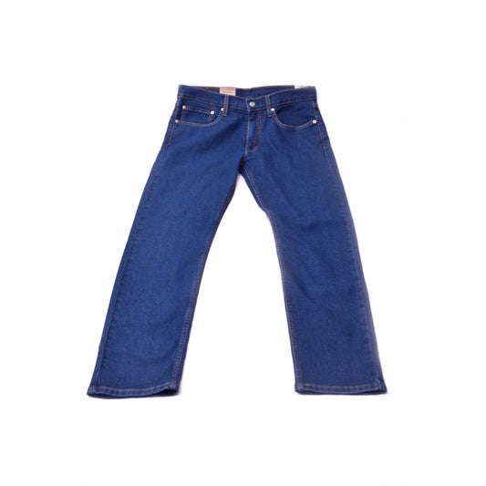 Levi's 502 Taper Men's Jeans 34x32 Dark Blue Stretch Denim NWT