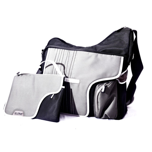 J.J. Cole Collections Messenger Bag Multi Pocket Shoulder Bag