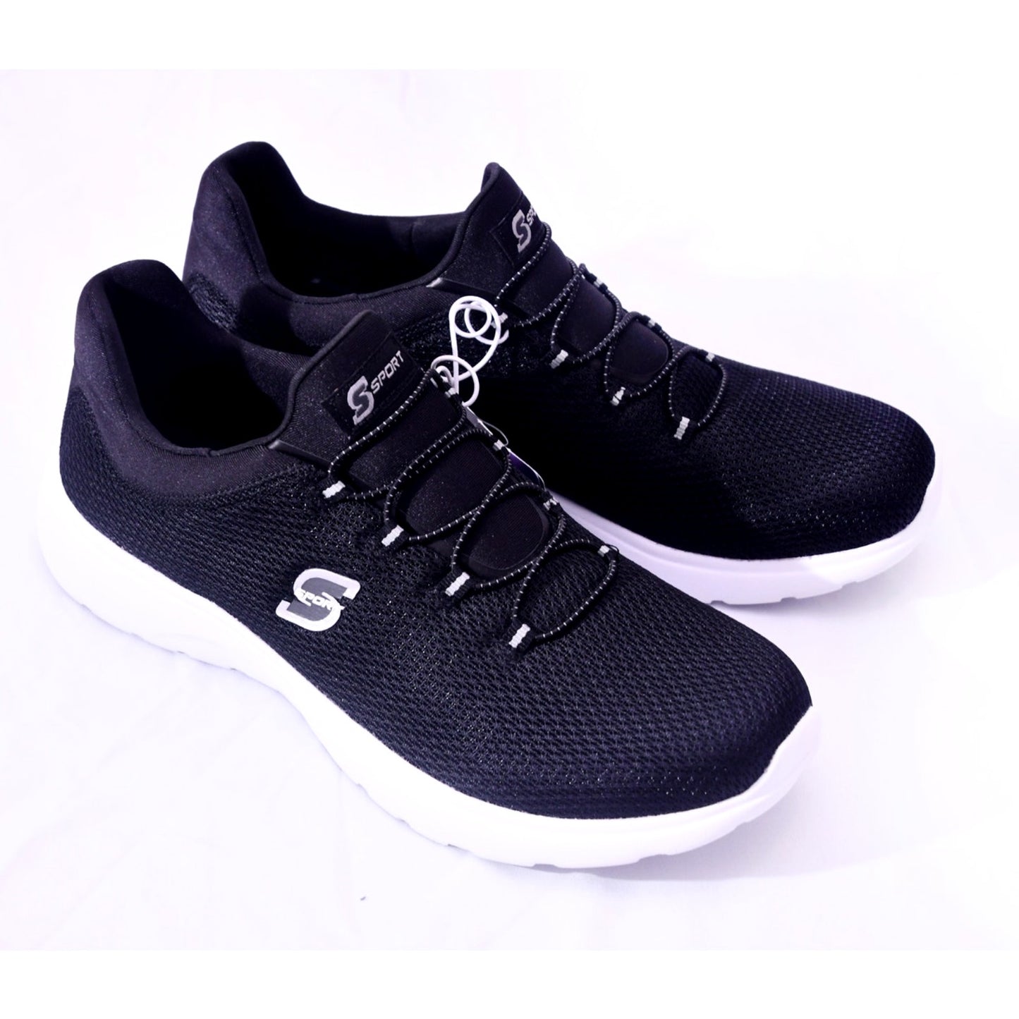 S Sport by Skechers Rummie Memory Foam Shoes Black Size 11 NWT Washable