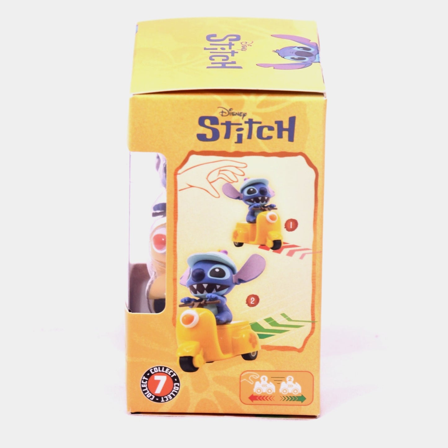 Disney Stitch Beast Kingdom Pull-Back Scooter Figure (Series 7)